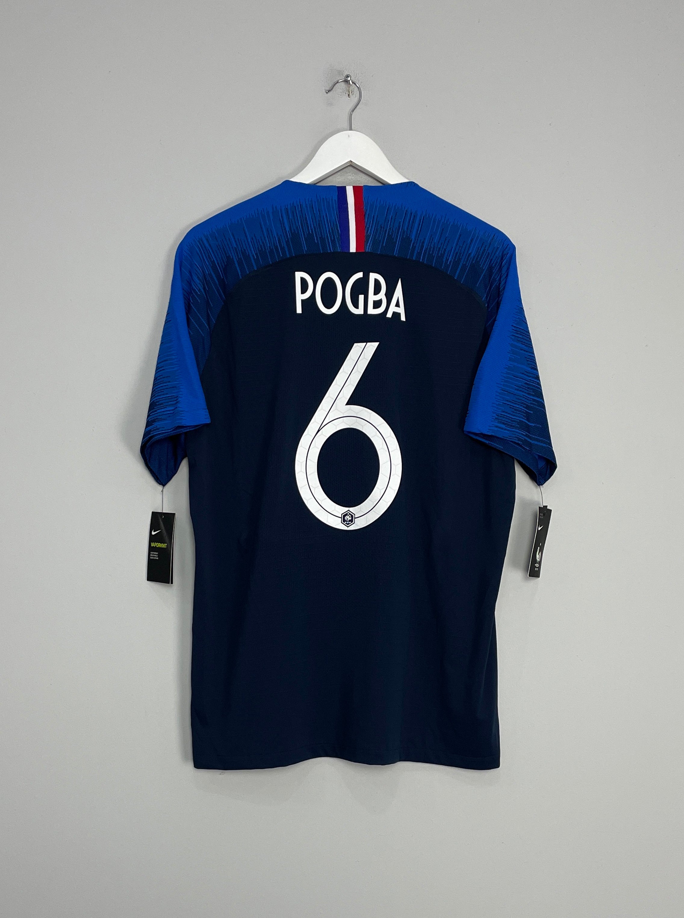 2018/20 FRANCE POGBA #6 *VAPOR PLAYER ISSUE* BNWT HOME SHIRT (XL) NIKE