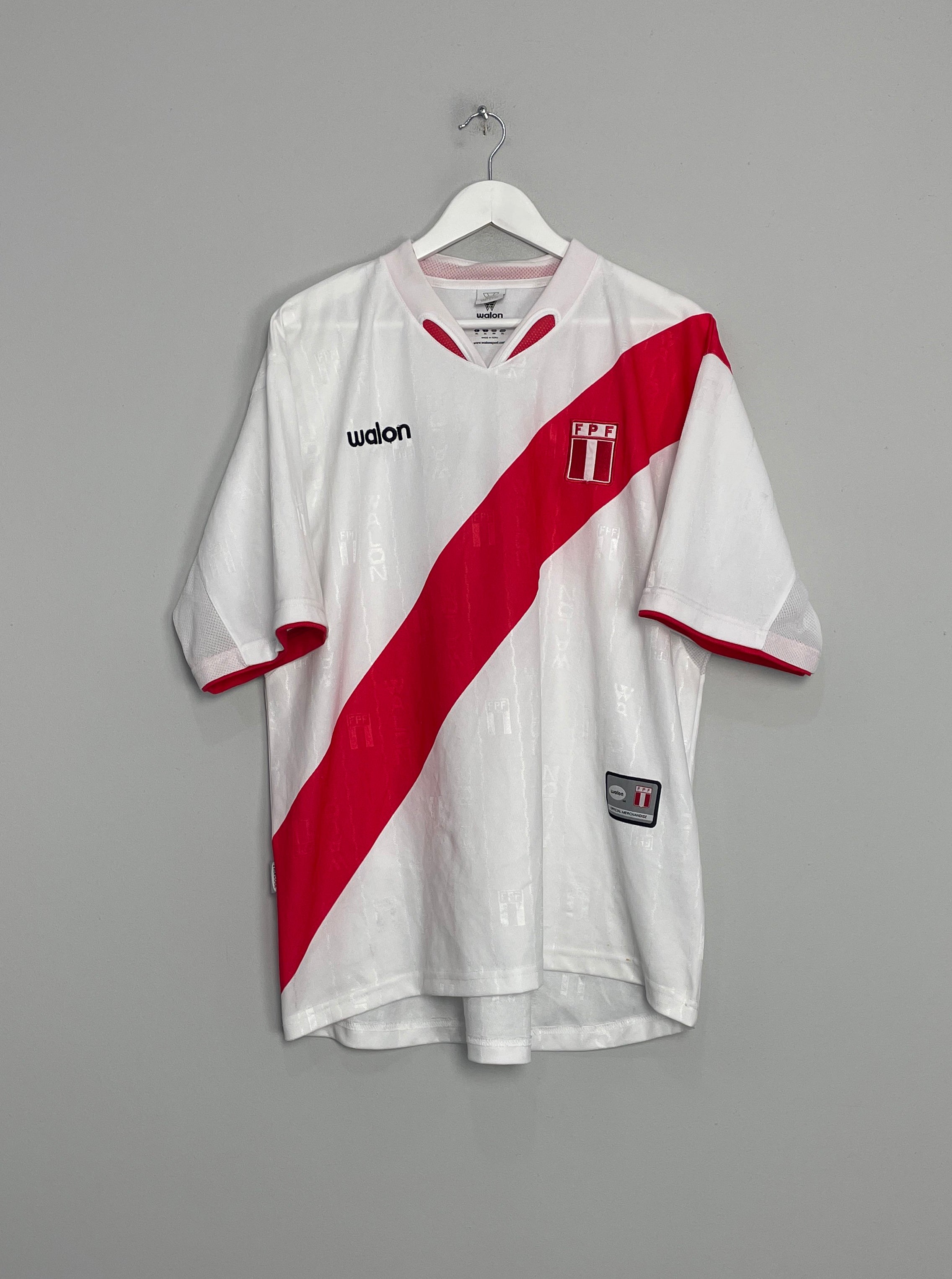 2004/06 PERU #10 HOME SHIRT (XL) WALON