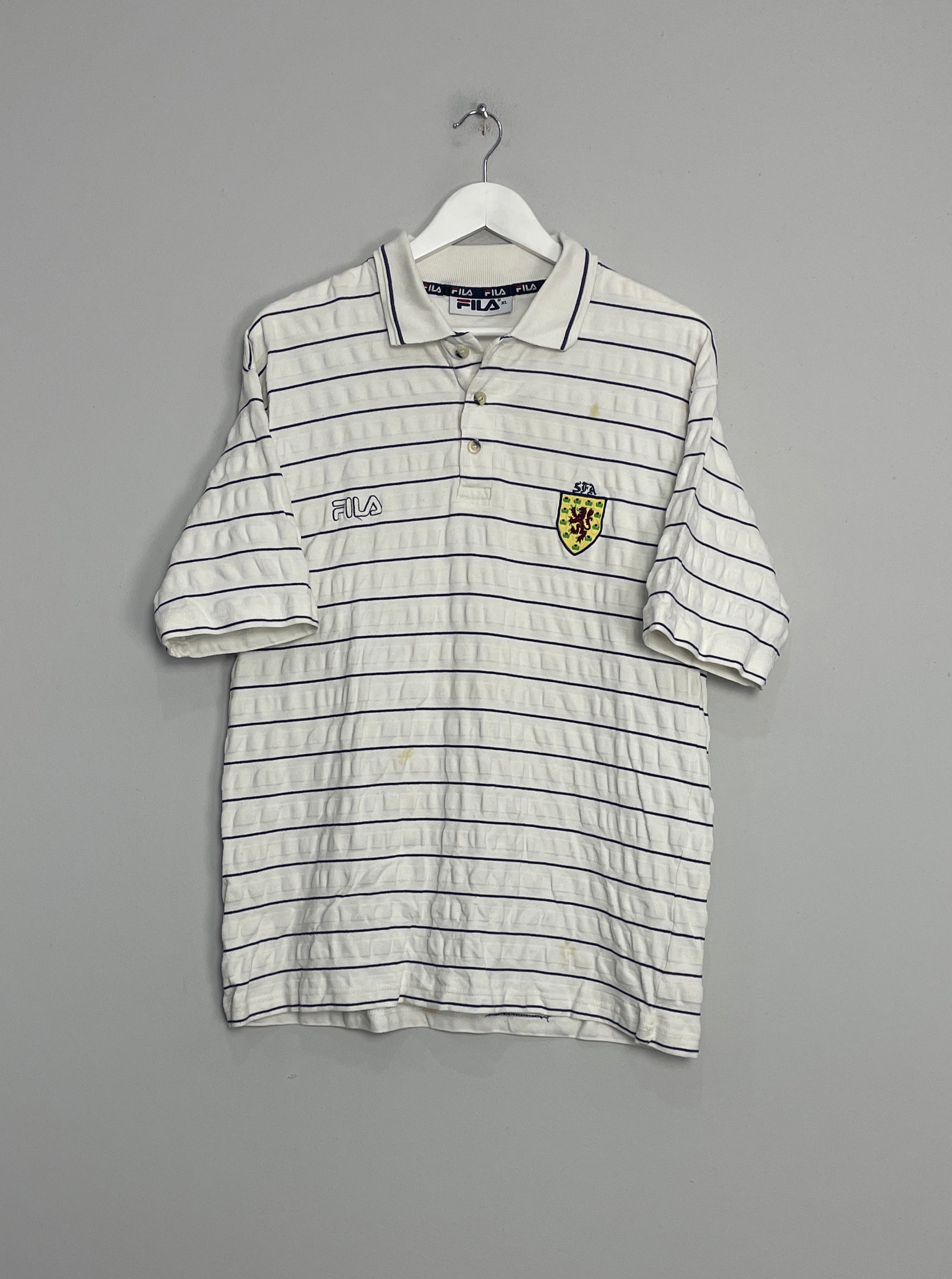 2002/03 SCOTLAND POLO SHIRT (XL) FILA