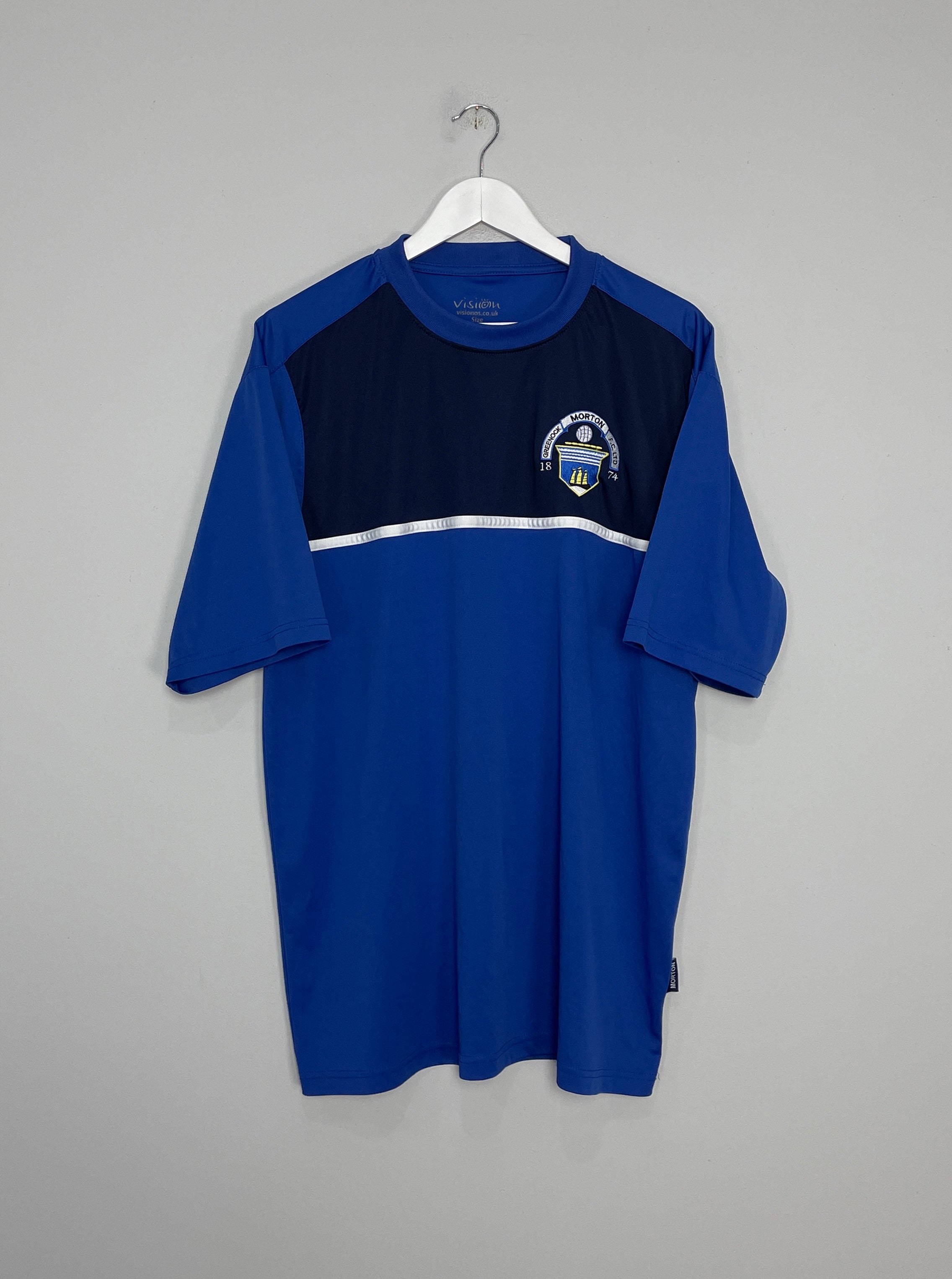 2010/11 GREENOCK MORTON TRAINING SHIRT (XXL) VISION