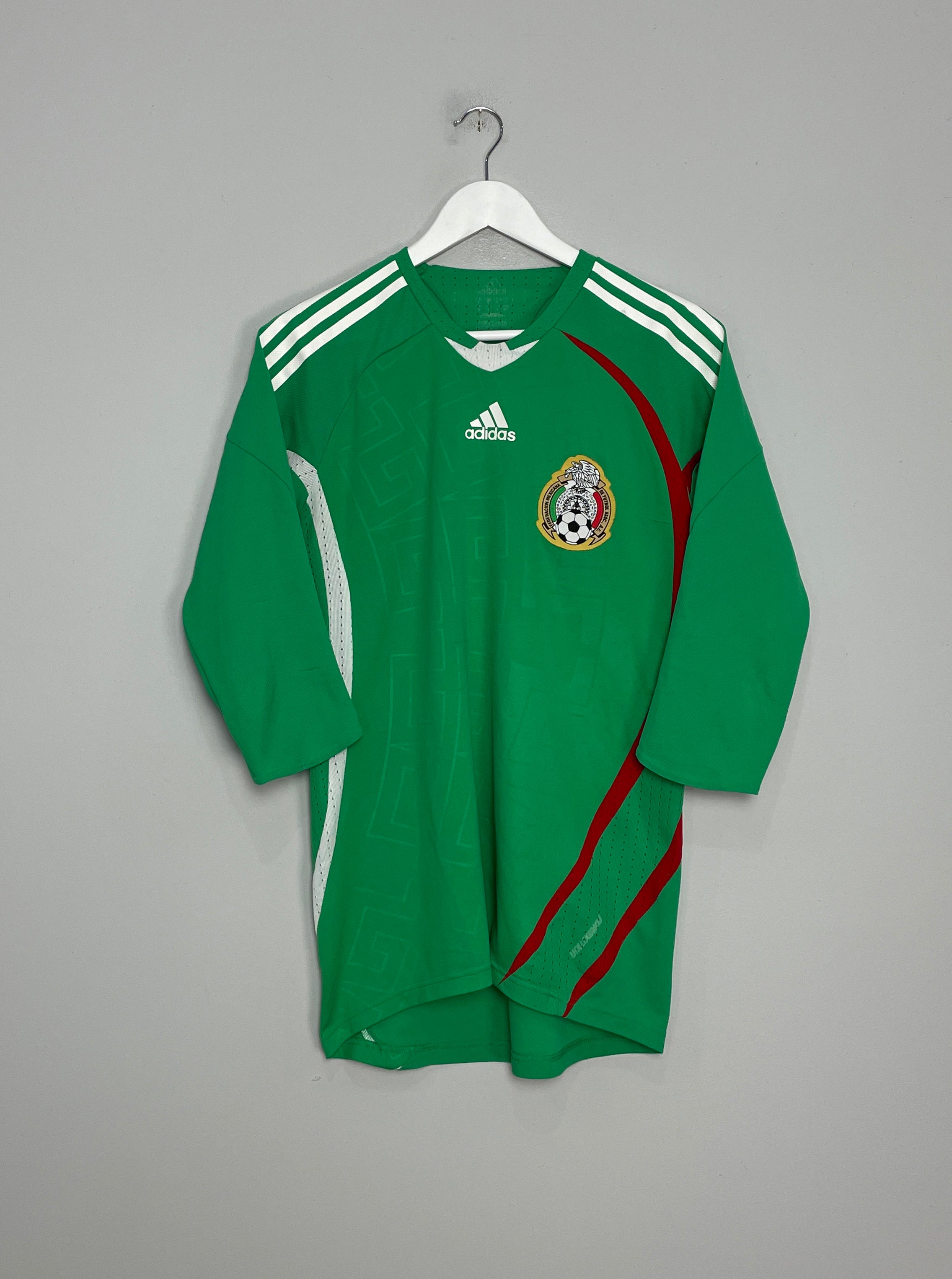 2008/10 MEXICO *PLAYER ISSUE* HOME SHIRT (M) ADIDAS