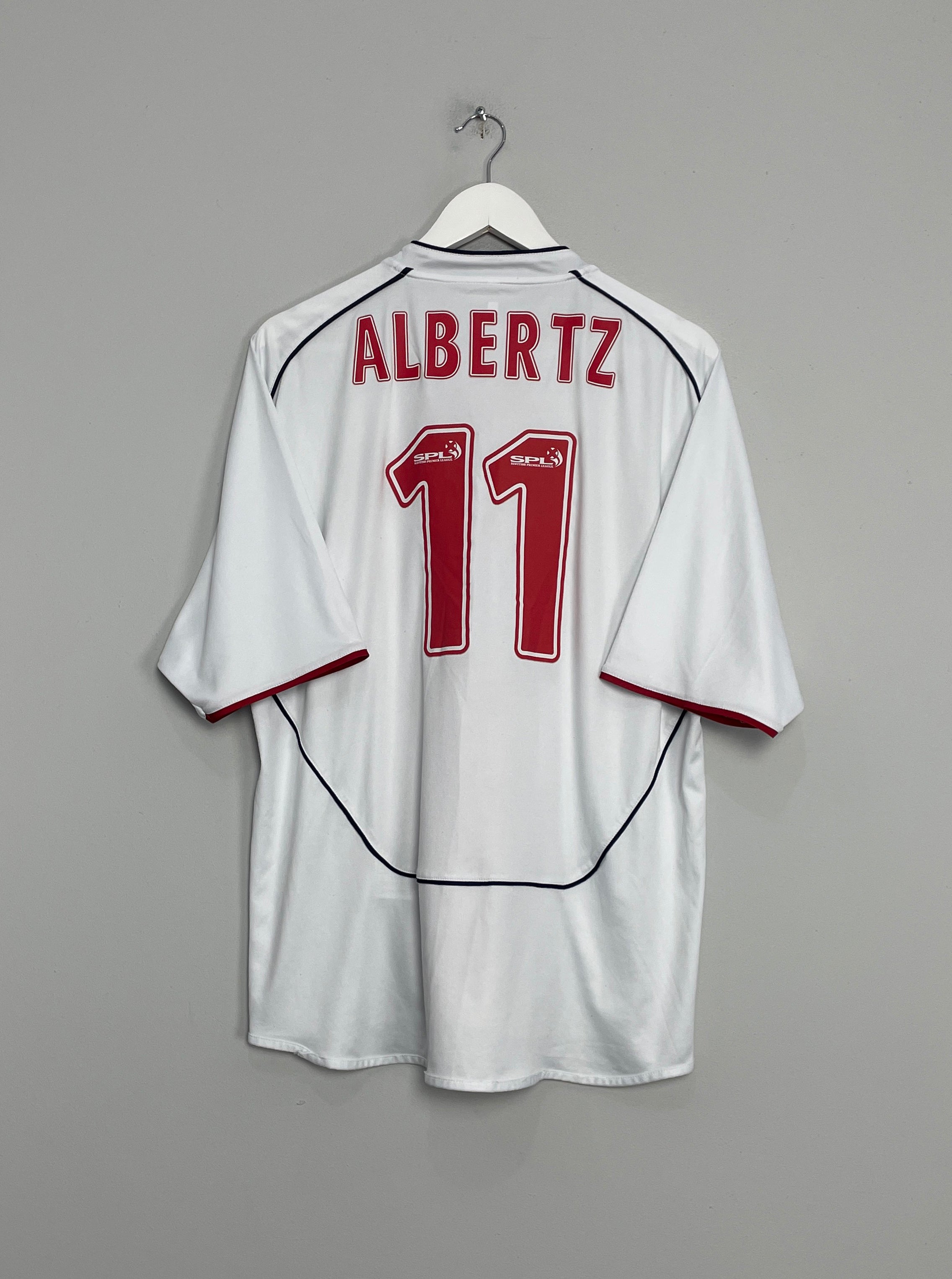 2005/06 RANGERS ALBERTZ #11 AWAY SHIRT (XL) UMBRO