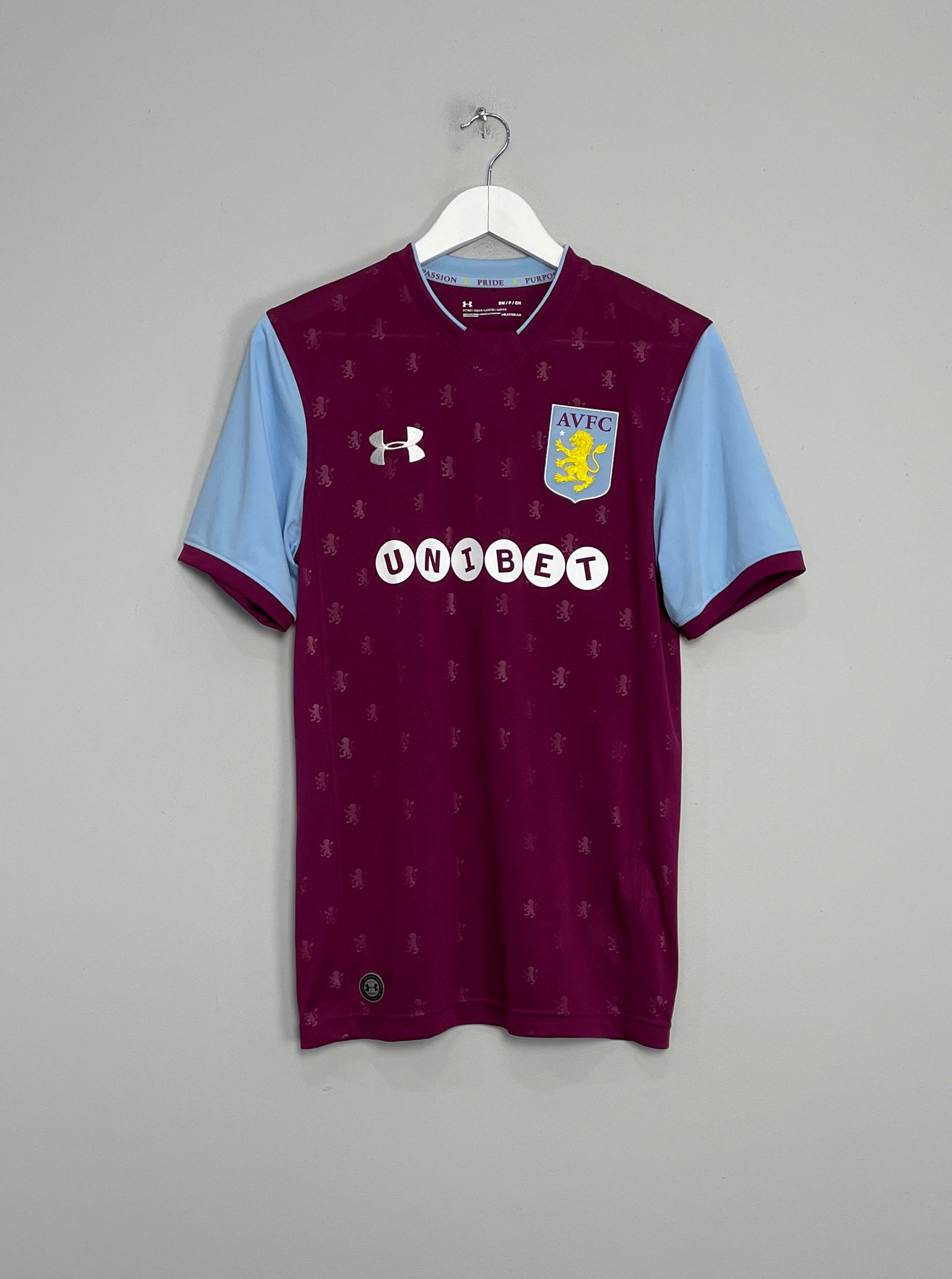 2017/18 ASTON VILLA HOME SHIRT (S) UNDER ARMOUR