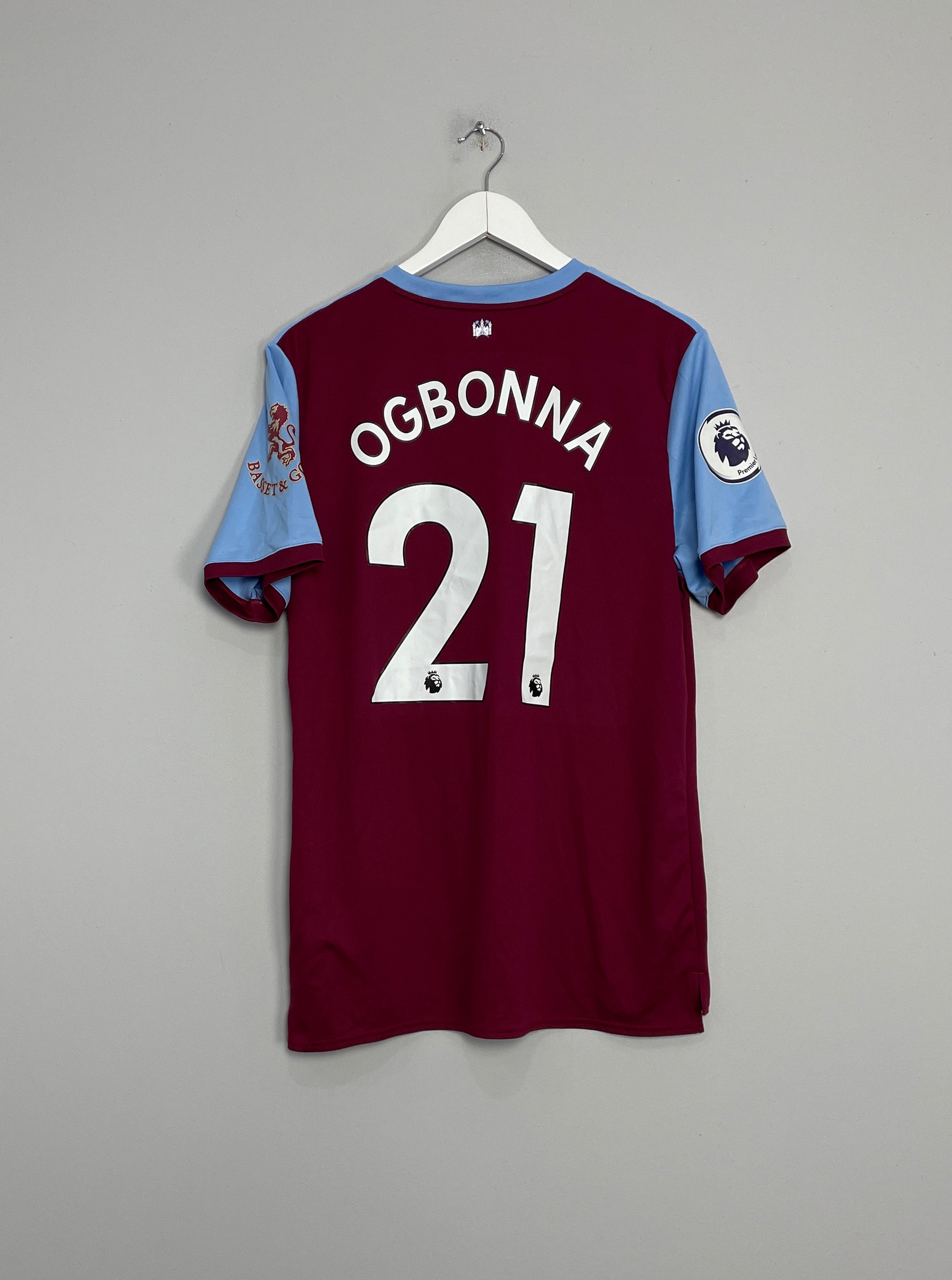 2019/20 WEST HAM OGBONNA #21 *MATCH ISSUE* HOME SHIRT (L) UMBRO