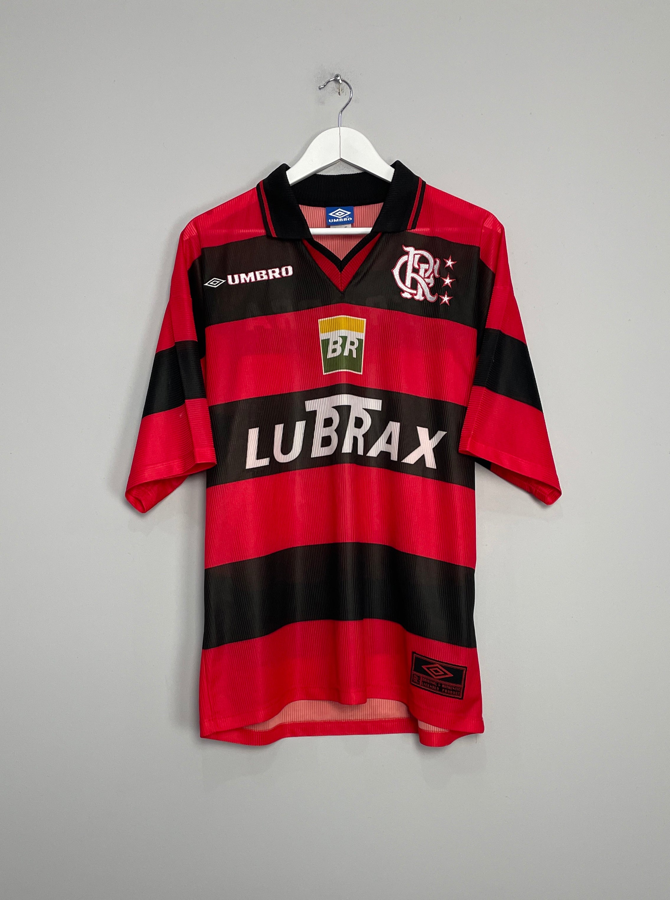 1999 FLAMENGO #10 HOME SHIRT (L) UMBRO