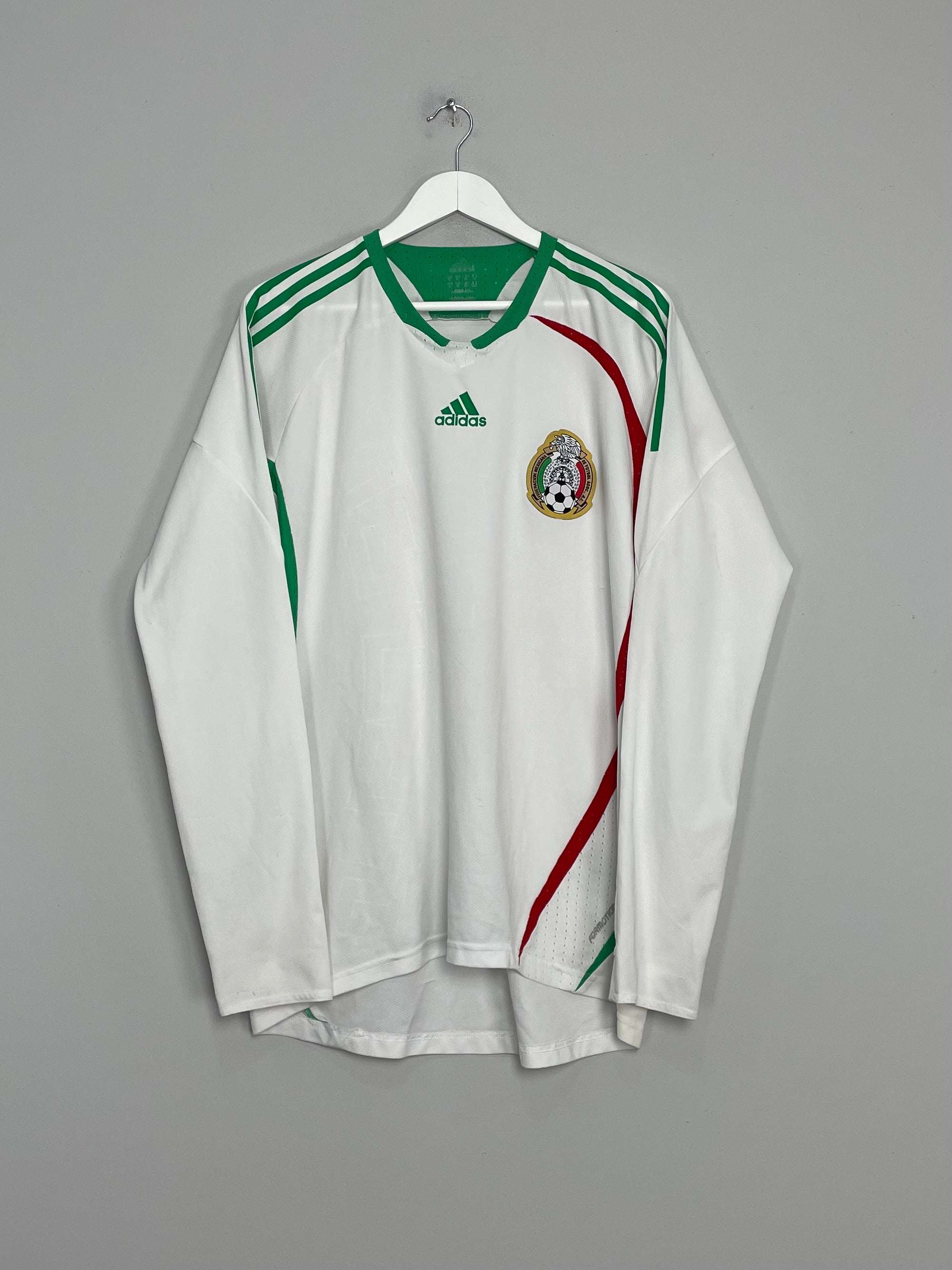 2008/09 MEXICO L/S *PLAYER ISSUE* AWAY SHIRT (XL) ADIDAS