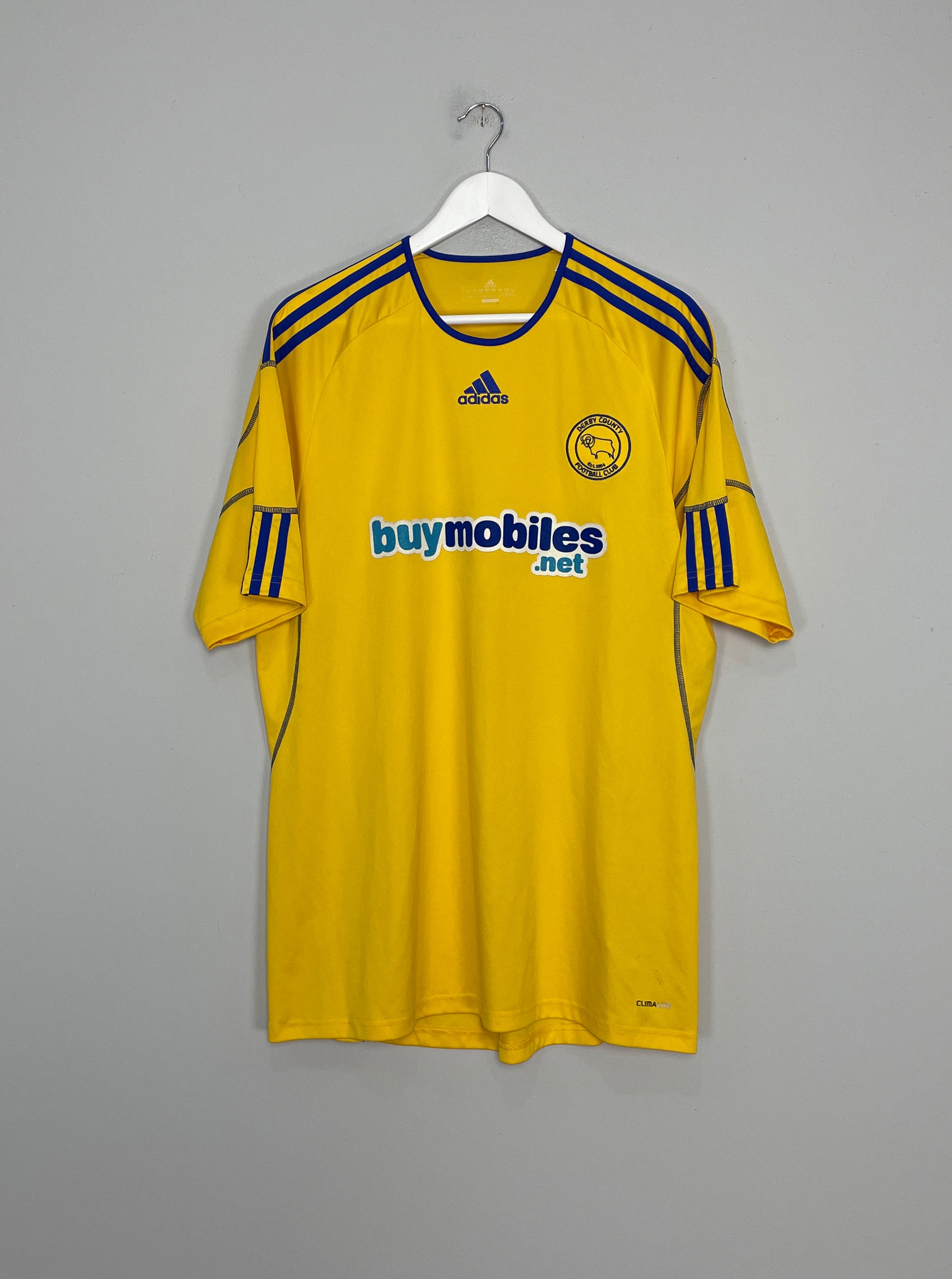 2010/11 DERBY COUNTY AWAY SHIRT (XL) ADIDAS