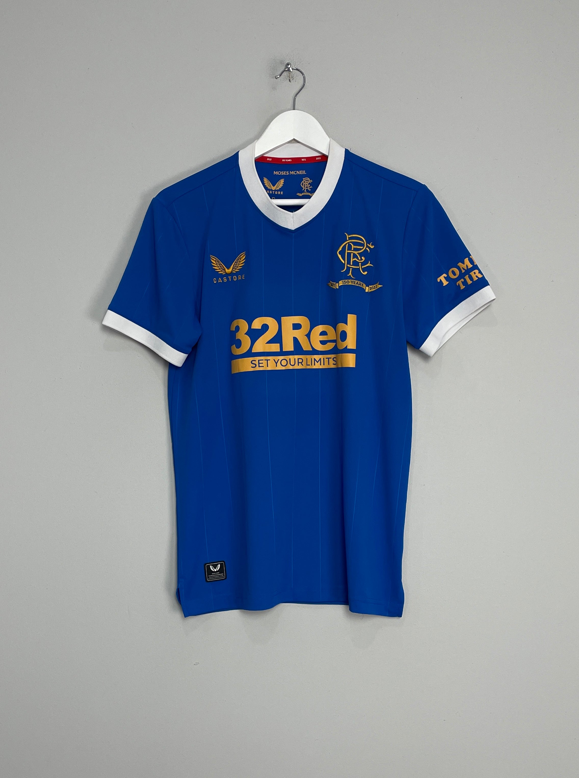 2021/22 RANGERS *ANNIVERSARY* HOME SHIRT (S) CASTORE