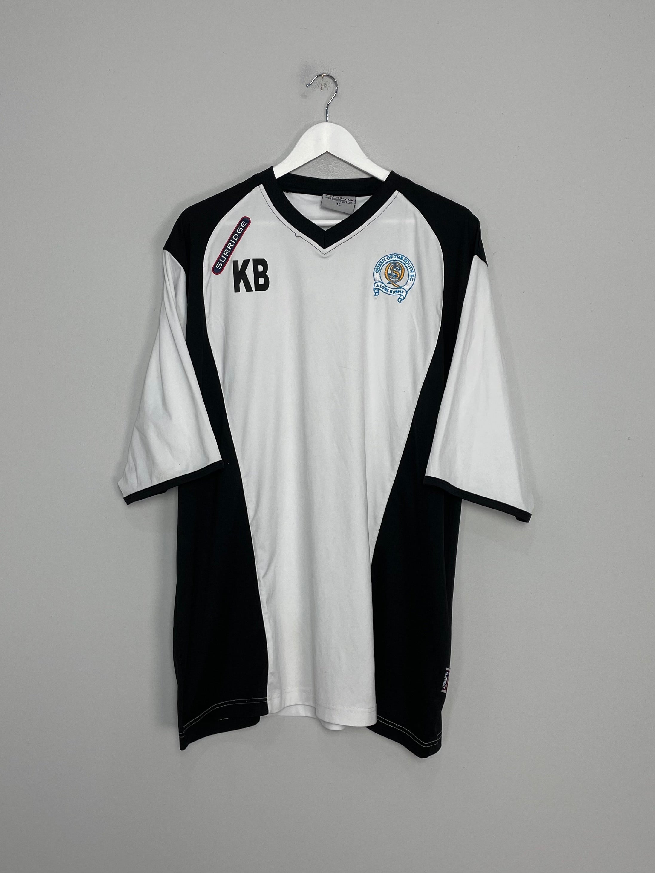 2007/08 QUEEN OF THE SOUTH *STAFF ISSUE* TRAINING SHIRT (XL) SURRIDGE