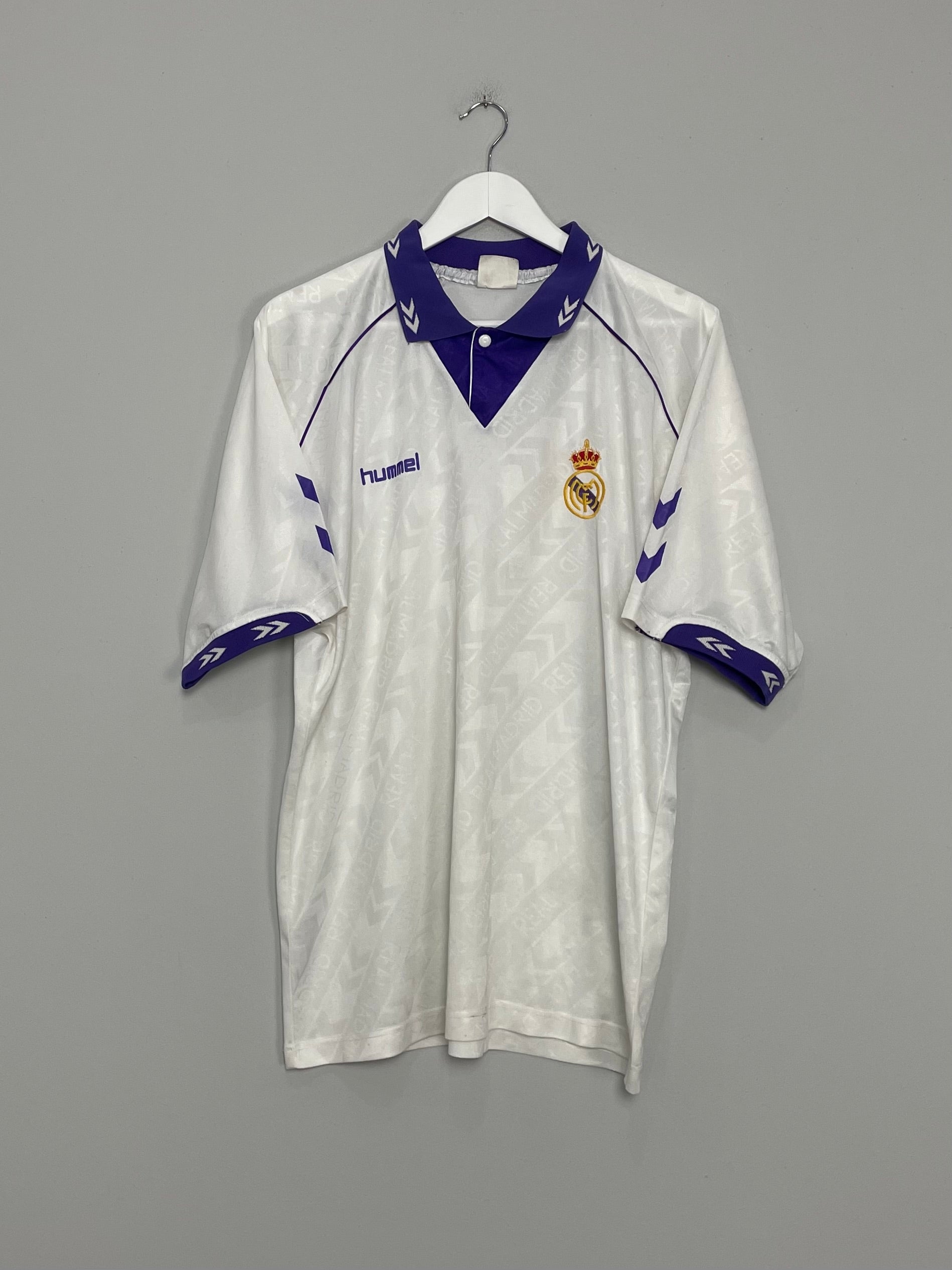 1993/94 REAL MADRID HOME SHIRT (XXL) HUMMEL