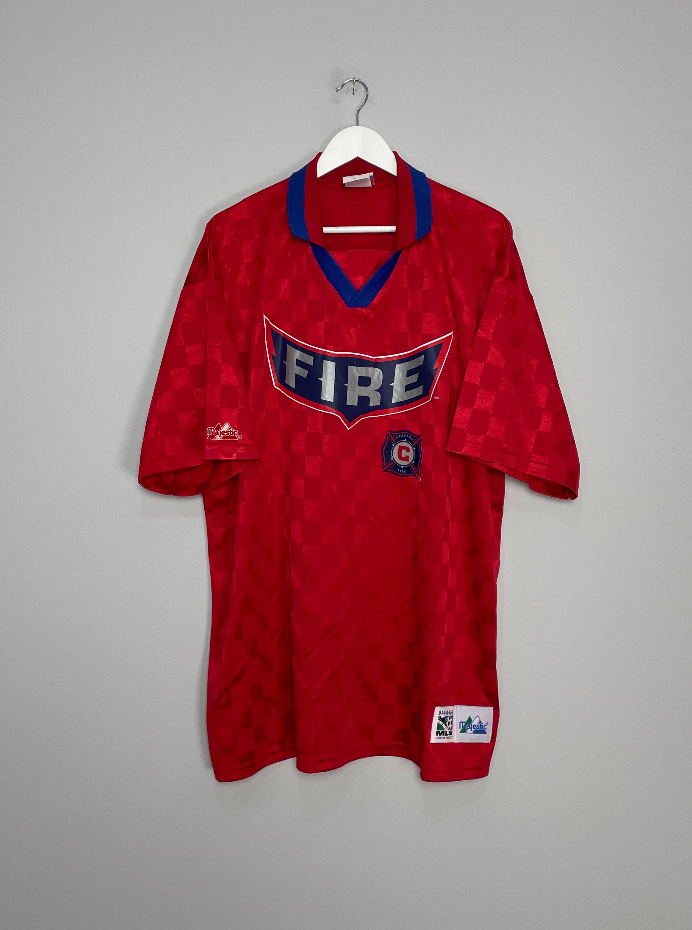 2005/06 CHICAGO FIRE TRAINING SHIRT (XL) MAJESTIC