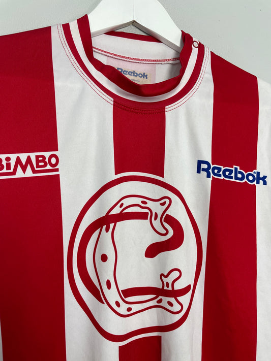 Chivas de Guadalajara Soccer Jersey Men's Medium Reebok Solid Red Football  Bimbo