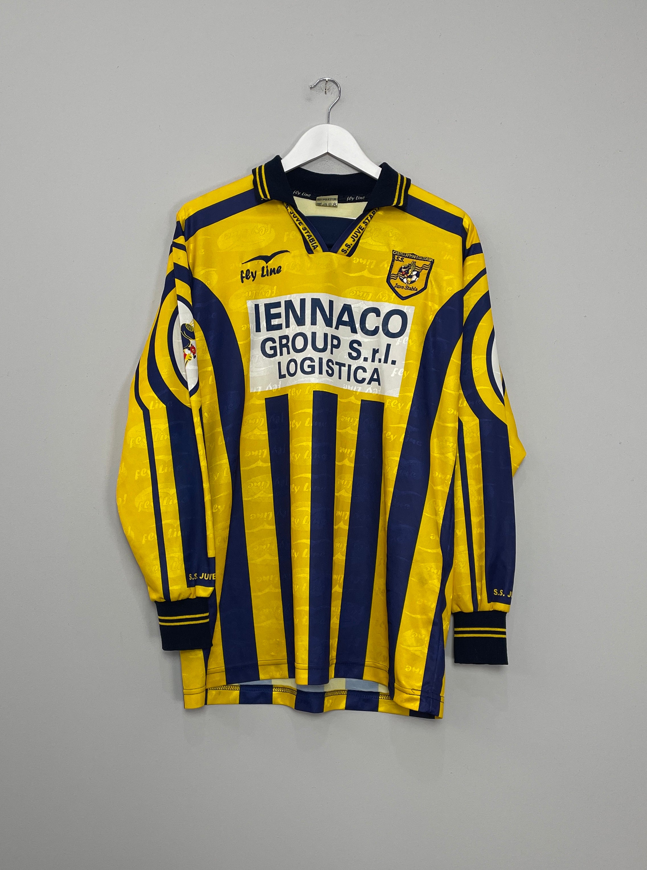 2004/05 JUVE STABIA #17 *MATCH ISSUE* HOME SHIRT (XL) FLY LINE