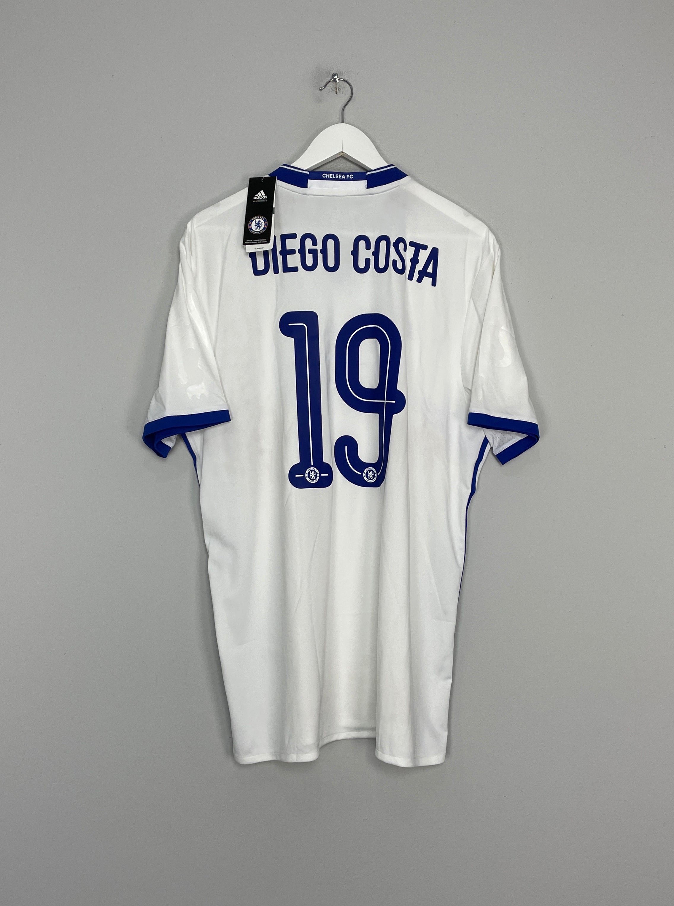 2016/17 CHELSEA DIEGO COSTA #19 *BNWT* AWAY SHIRT (XL) ADIDAS