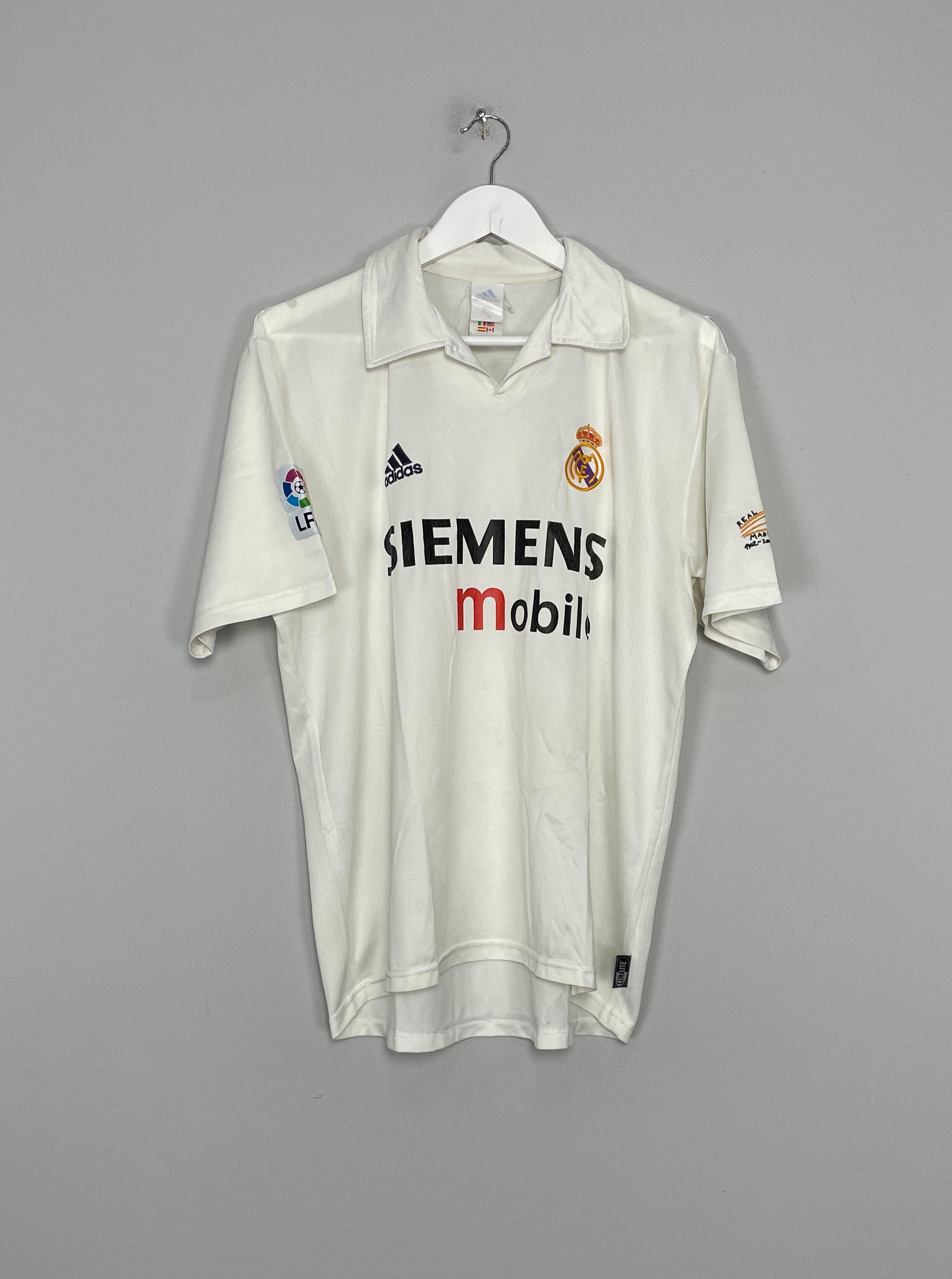 2002/03 REAL MADRID HOME SHIRT (M) ADIDAS