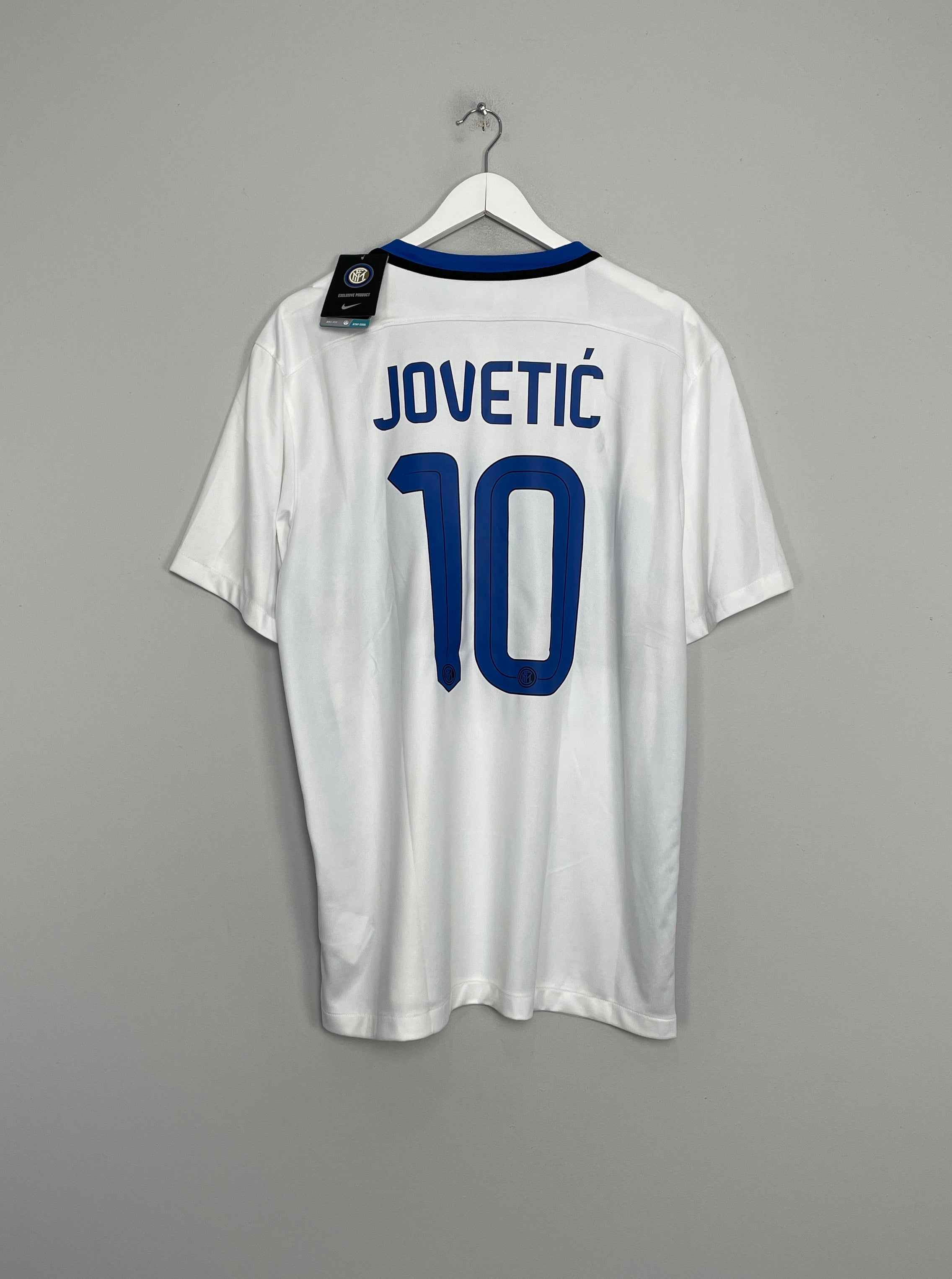 2015/16 INTER MILAN JOVETIC #10 *BNWT* AWAY SHIRT (XL) NIKE