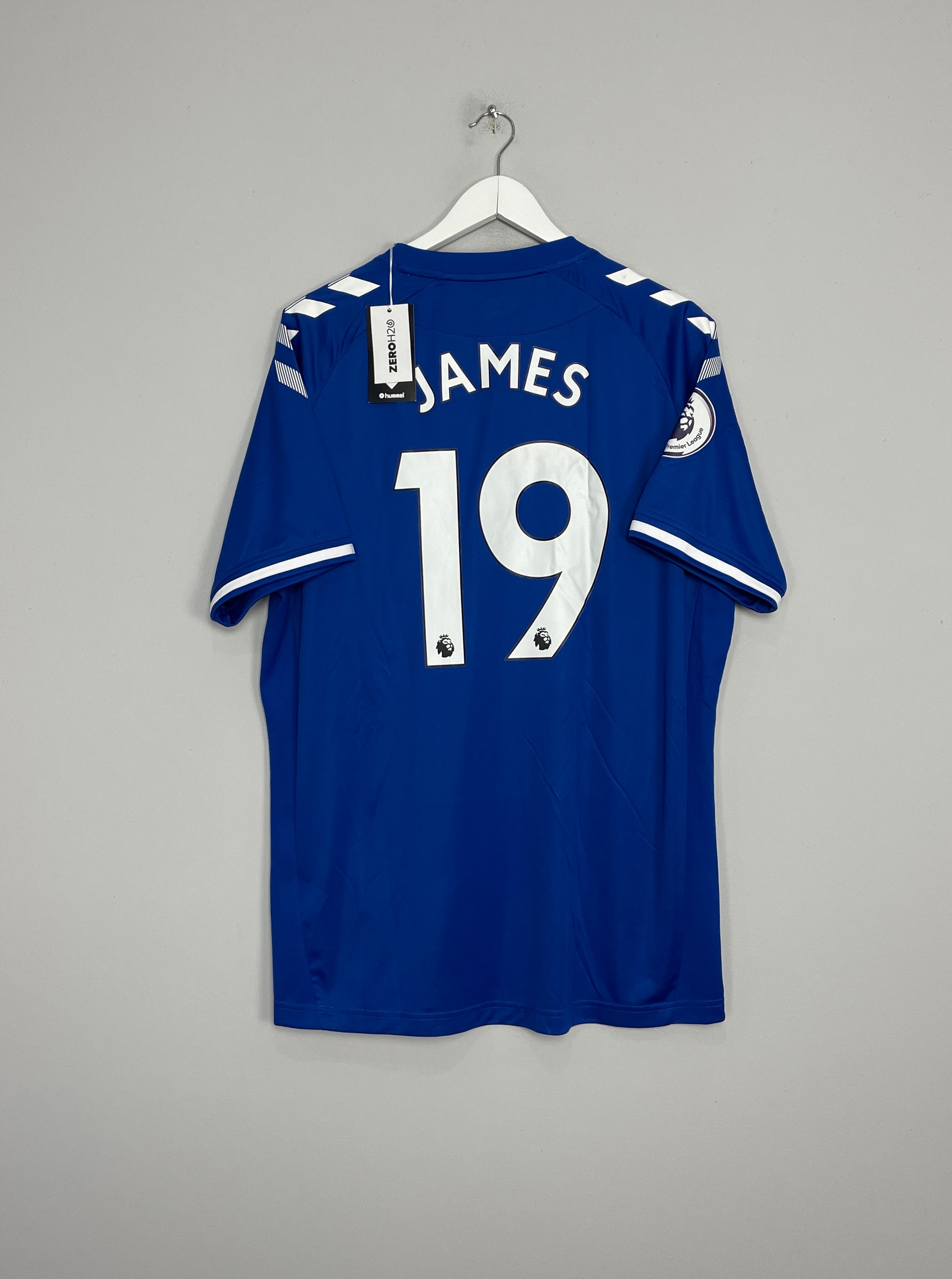 2020/21 EVERTON JAMES #21 *BNWT* HOME SHIRT (XL) HUMMEL