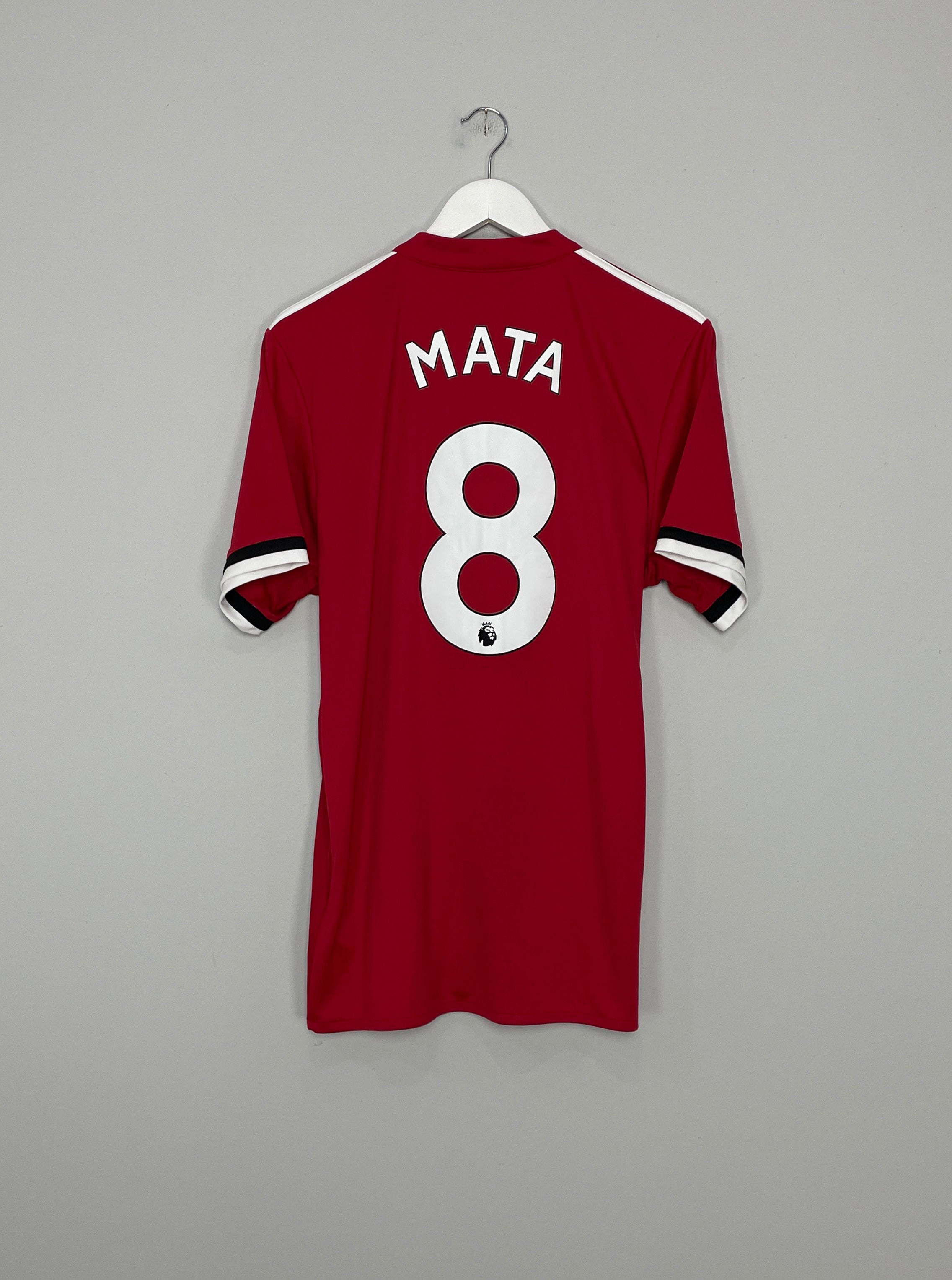 2017/18 MANCHESTER UNITED MATA #8 HOME SHIRT (L) ADIDAS