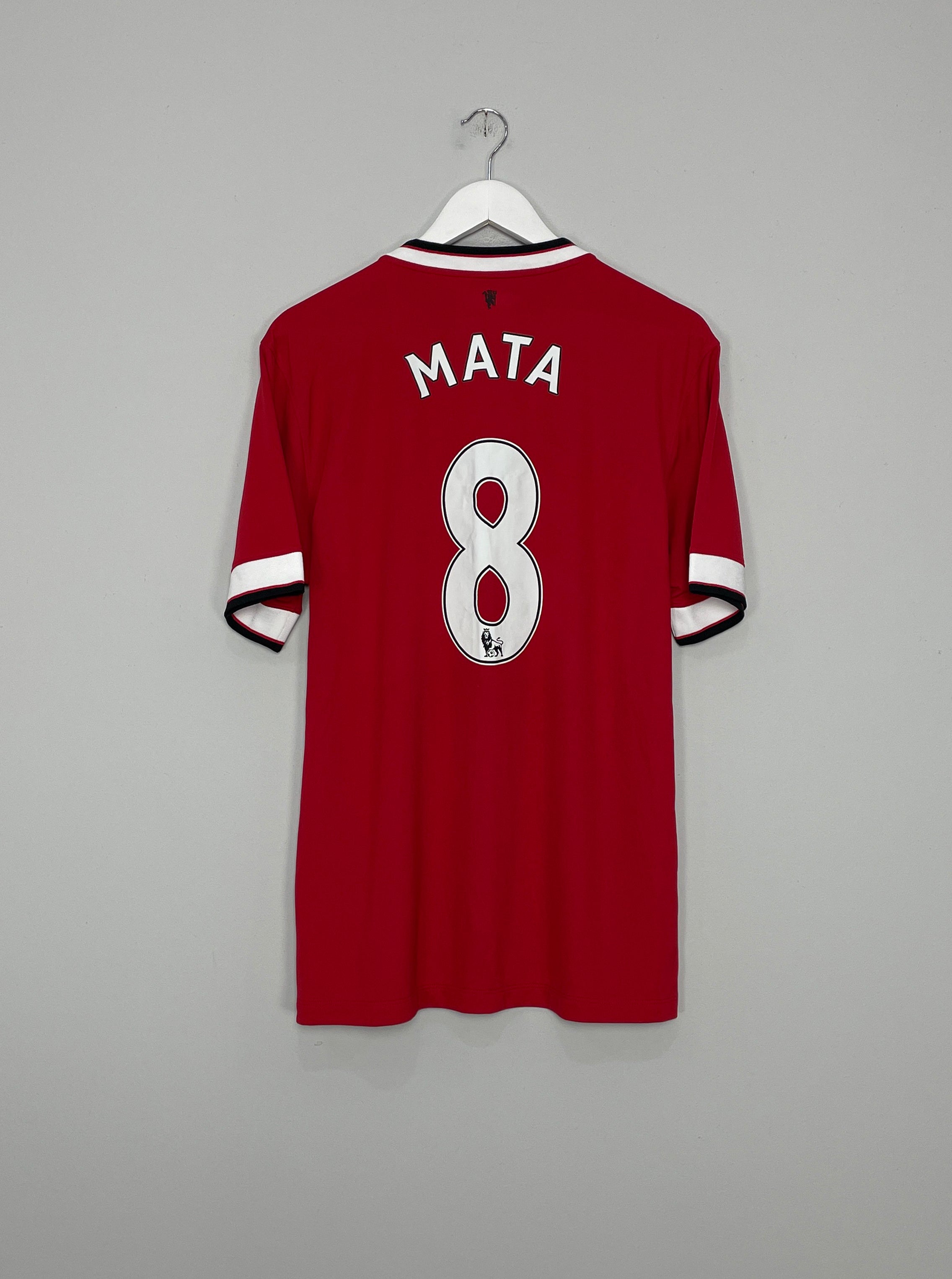 2014/15 MANCHESTER UNITED MATA #8 HOME SHIRT (L) NIKE