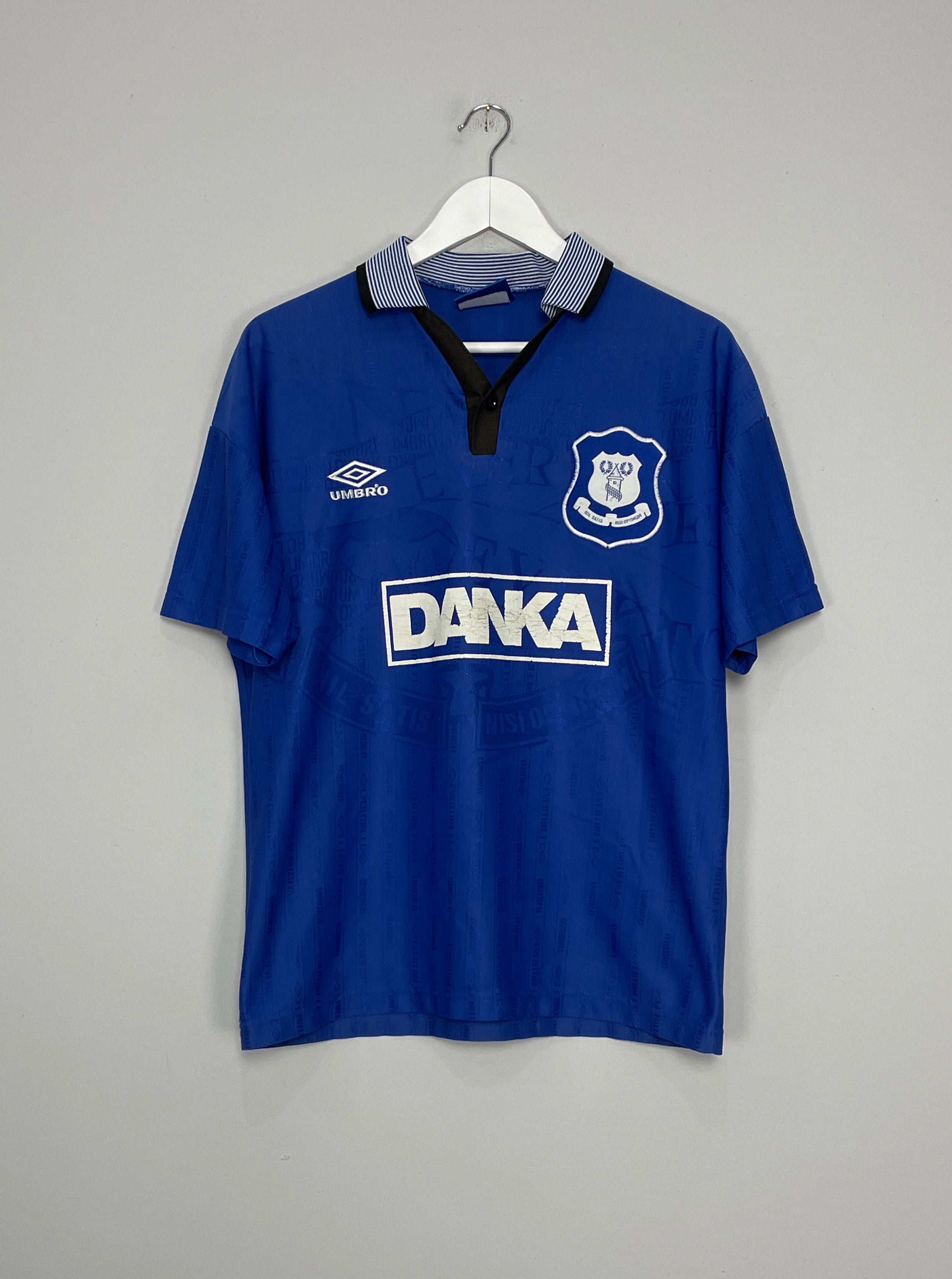 1995/96 EVERTON HOME SHIRT (M) UMBRO