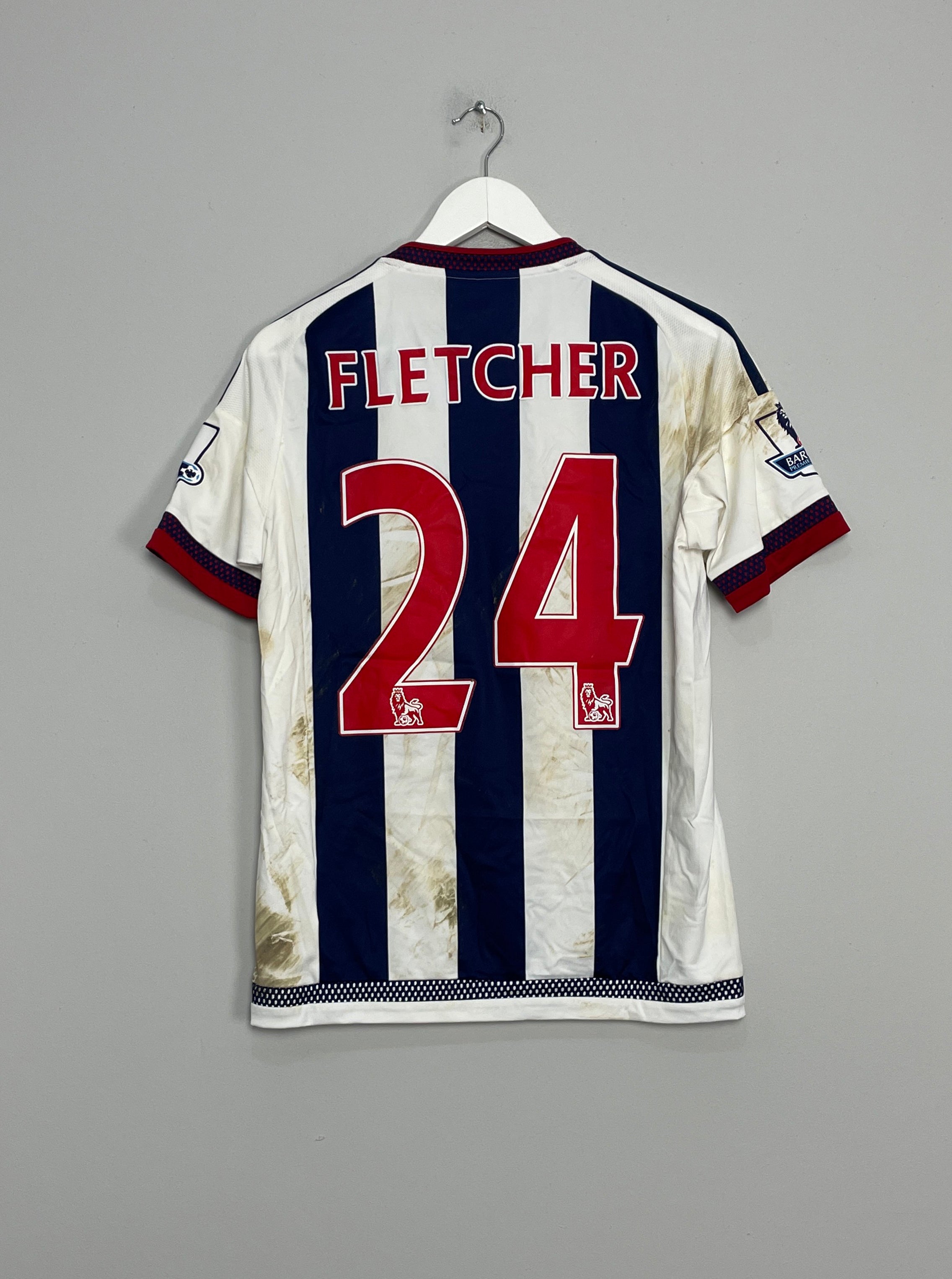 2015/16 WEST BROM FLETCHER #29 *MATCH WORN* HOME SHIRT (S) ADIDAS