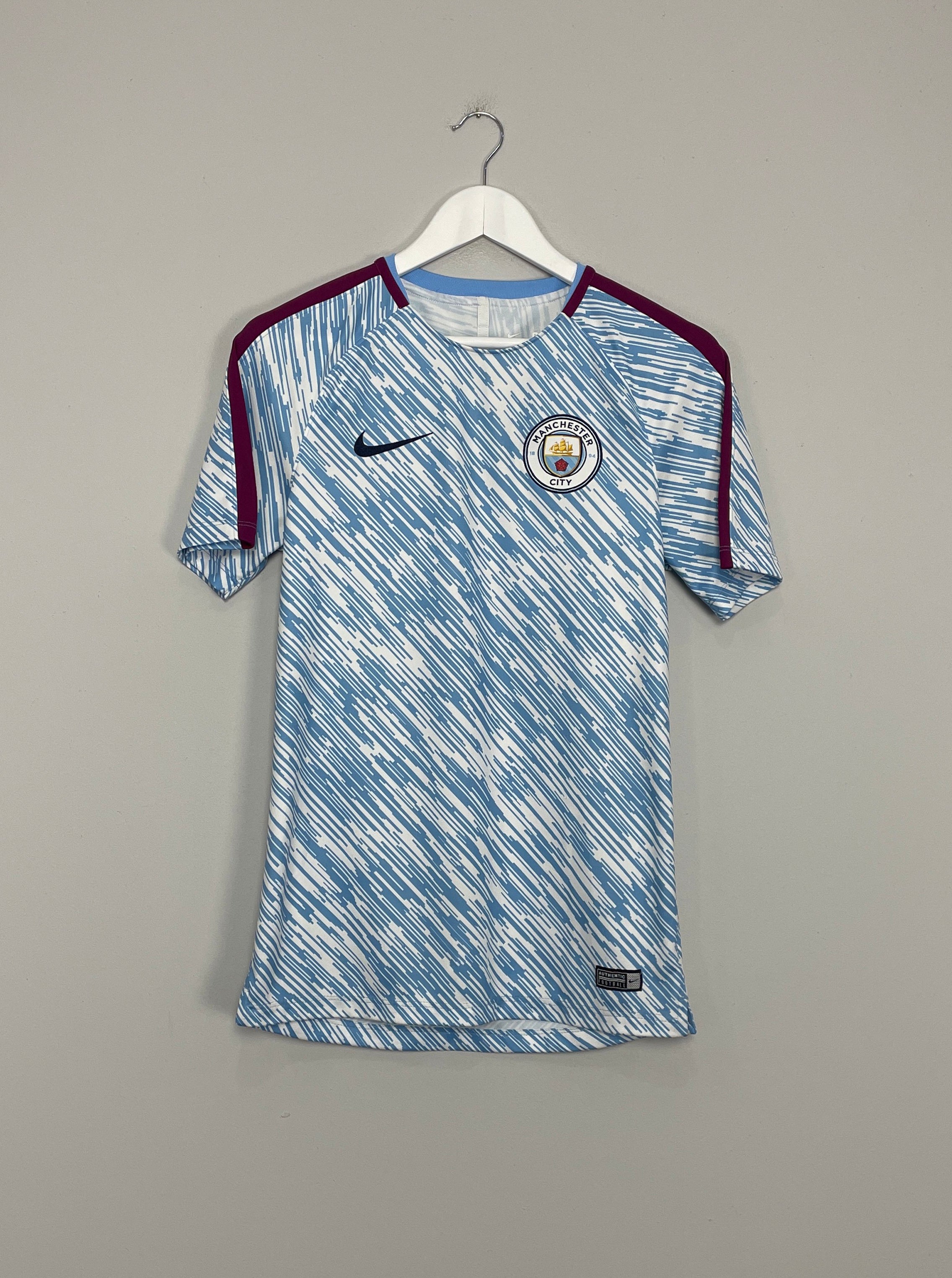 2017/18 MANCHESTER CITY PREMATCH TRAINING SHIRT (S) NIKE