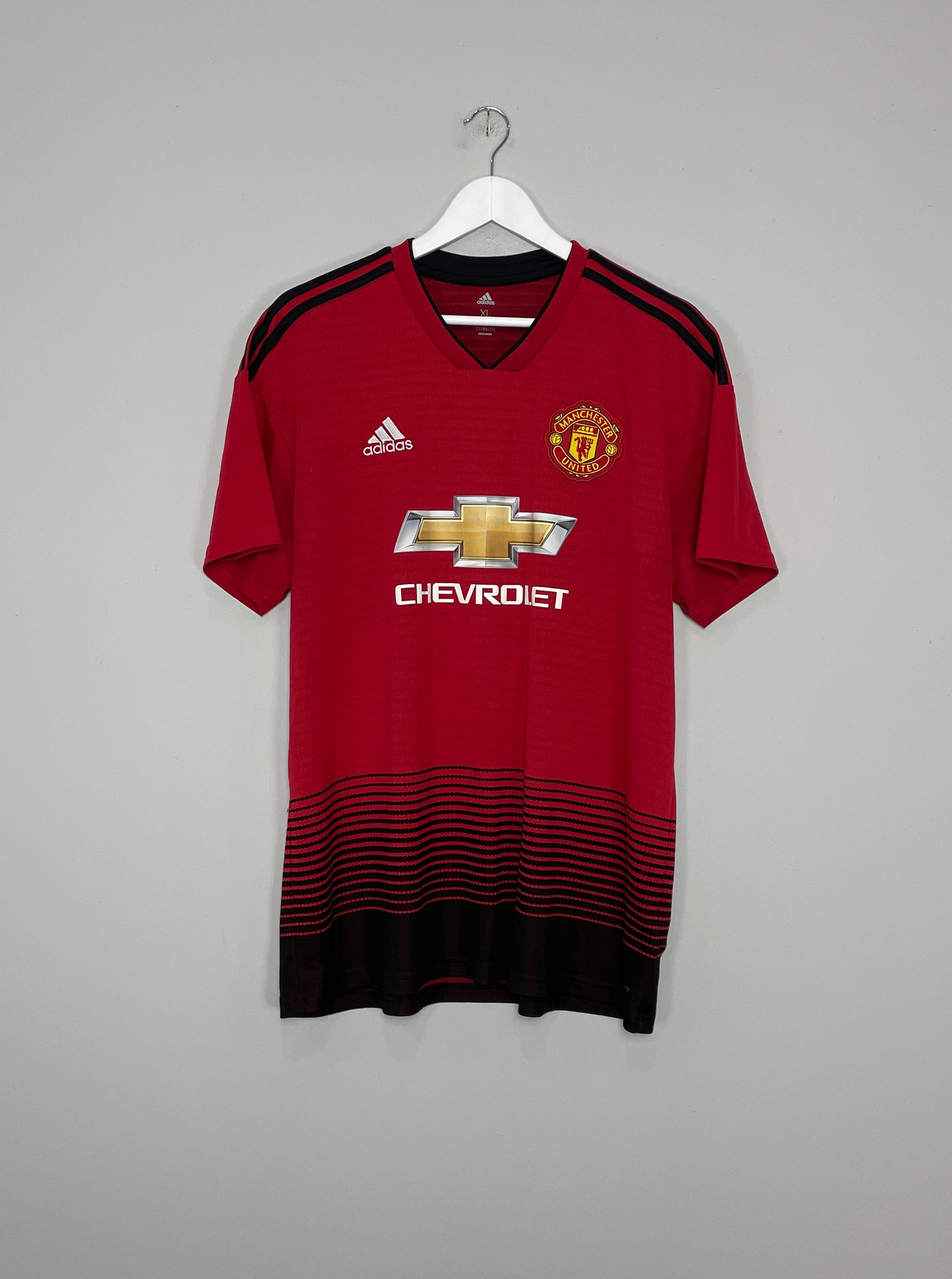 2018/19 MANCHESTER UNITED HOME SHIRT (XL) ADIDAS