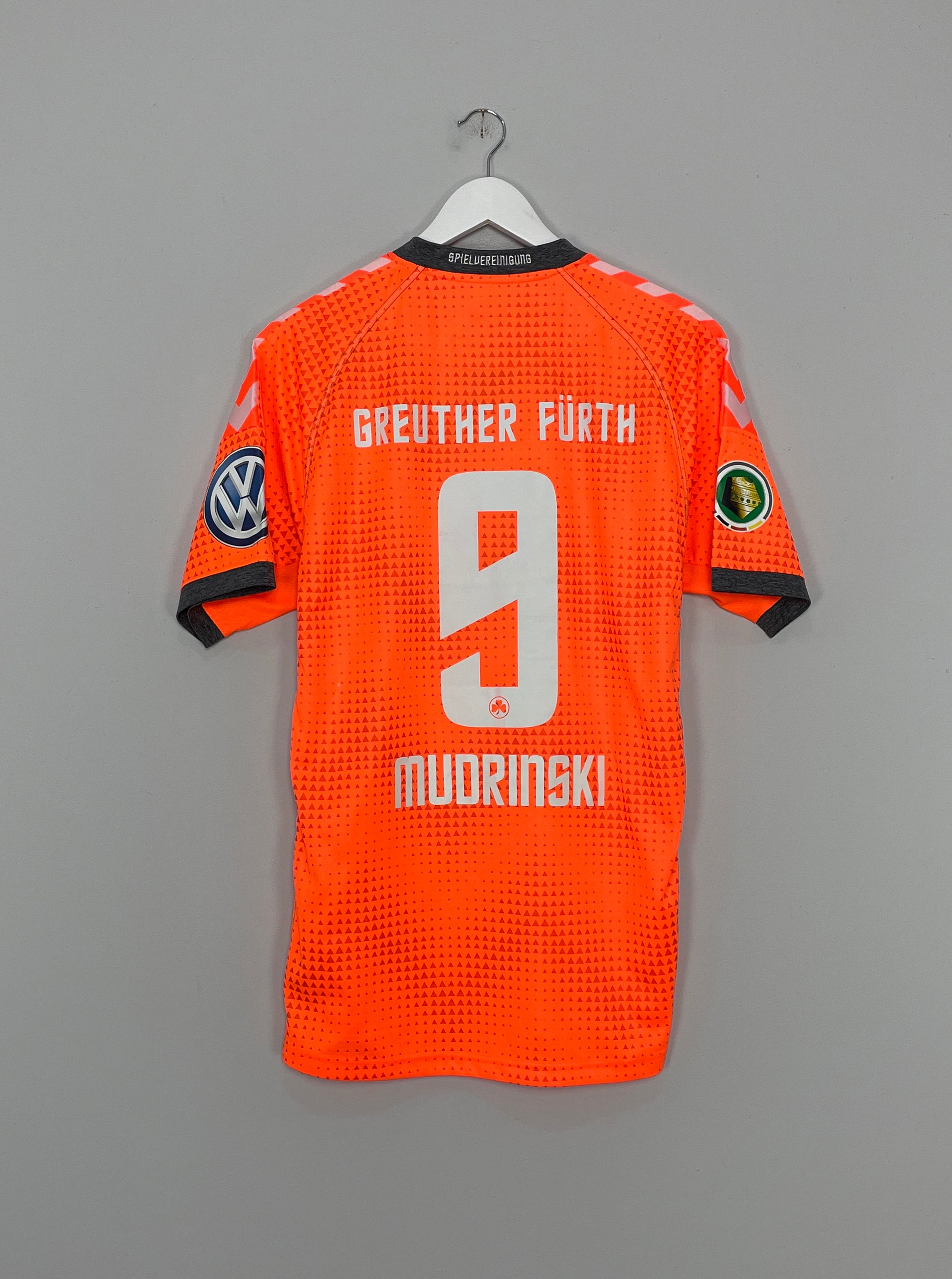 2013/14 GREUTHER FURTH MUDRINSKI #9 THIRD SHIRT (XL) HUMMEL