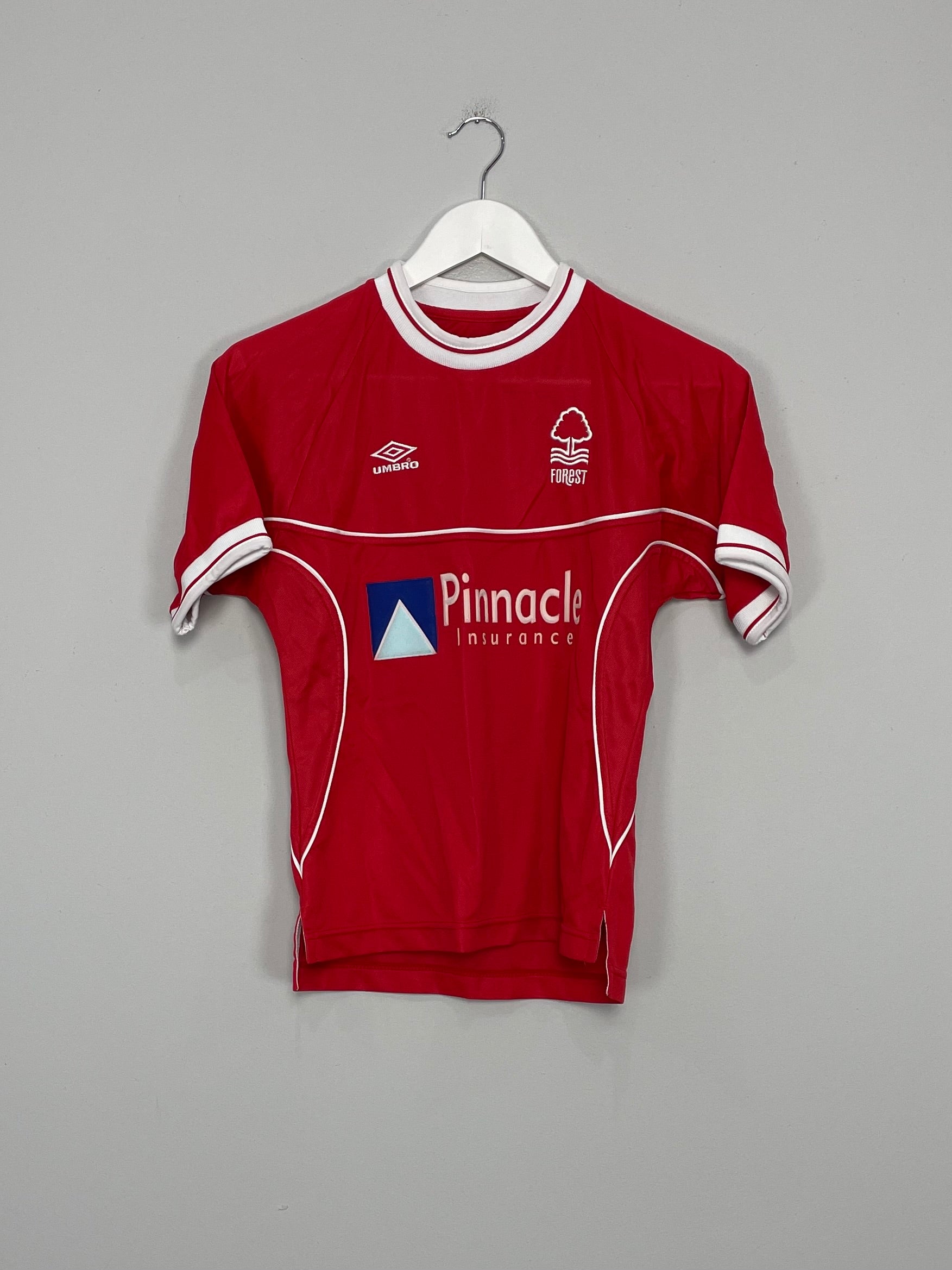 2000/02 NOTTINGHAM FOREST HOME SHIRT (S.YOUTH) UMBRO