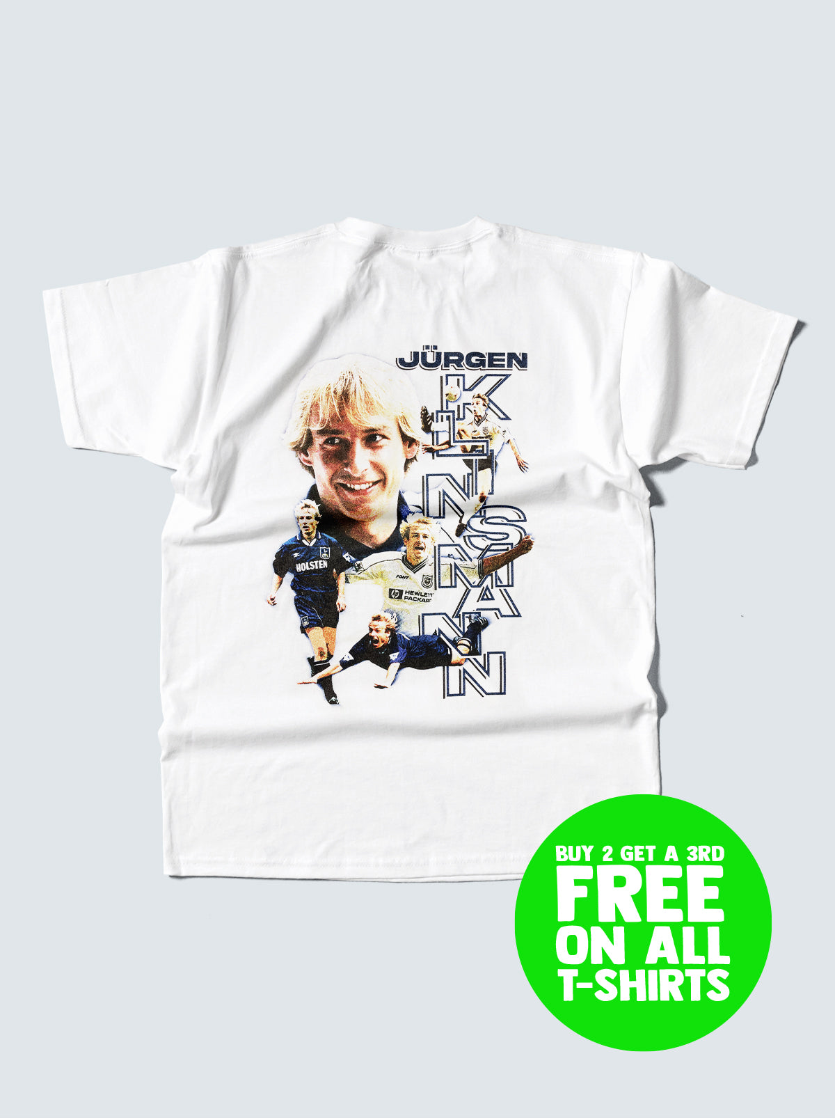 TOTTENHAM HOTSPUR JURGEN KLINSMANS BOOTLEG TEE, XXL / Tottenham / White