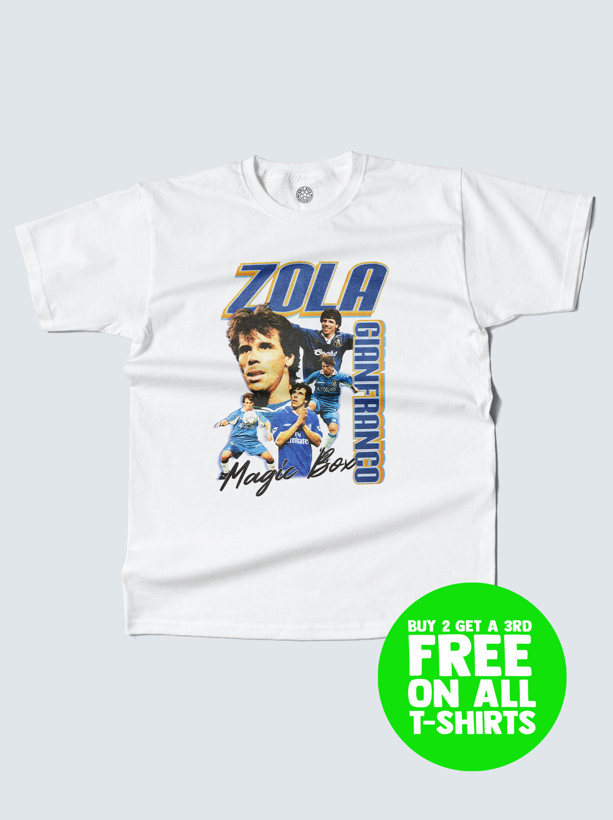 CHELSEA ZOLA BOOTLEG TEE, XXL / Chelsea / White