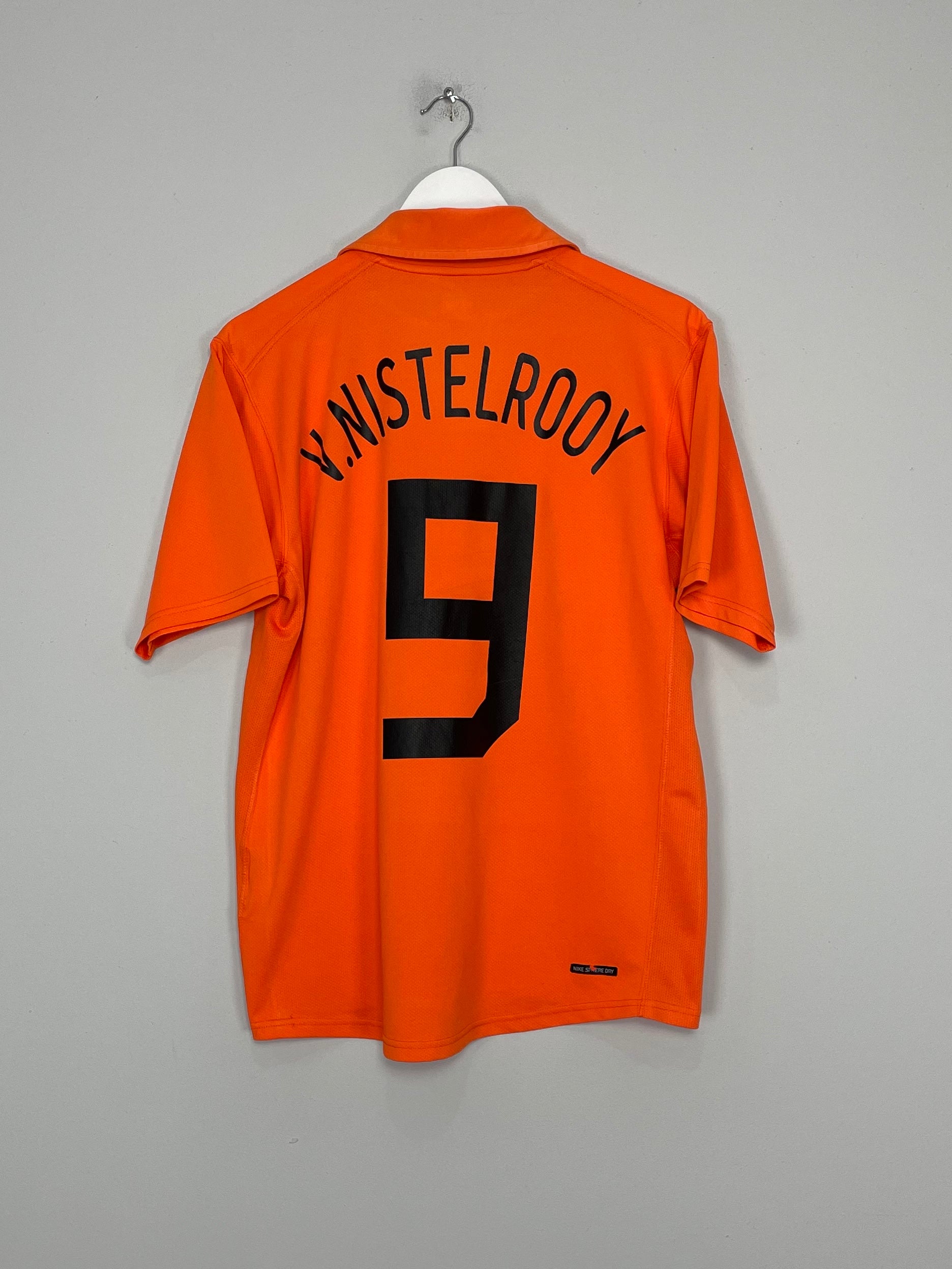 2006/08 NETHERLANDS VAN NISTELROOY #9 HOME SHIRT (M) NIKE