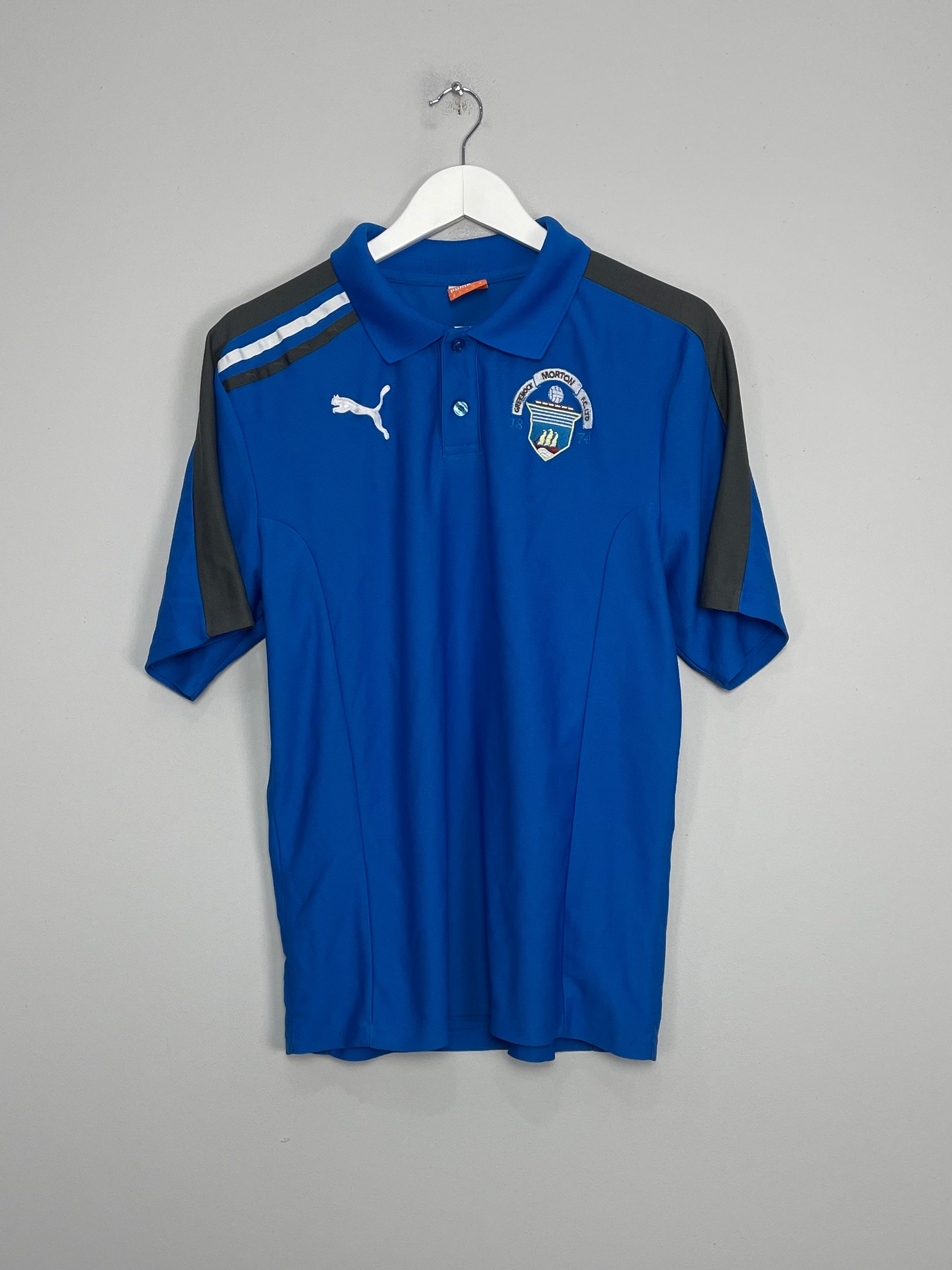 2010/11 GREENOCK MORTON POLO SHIRT (M) PUMA