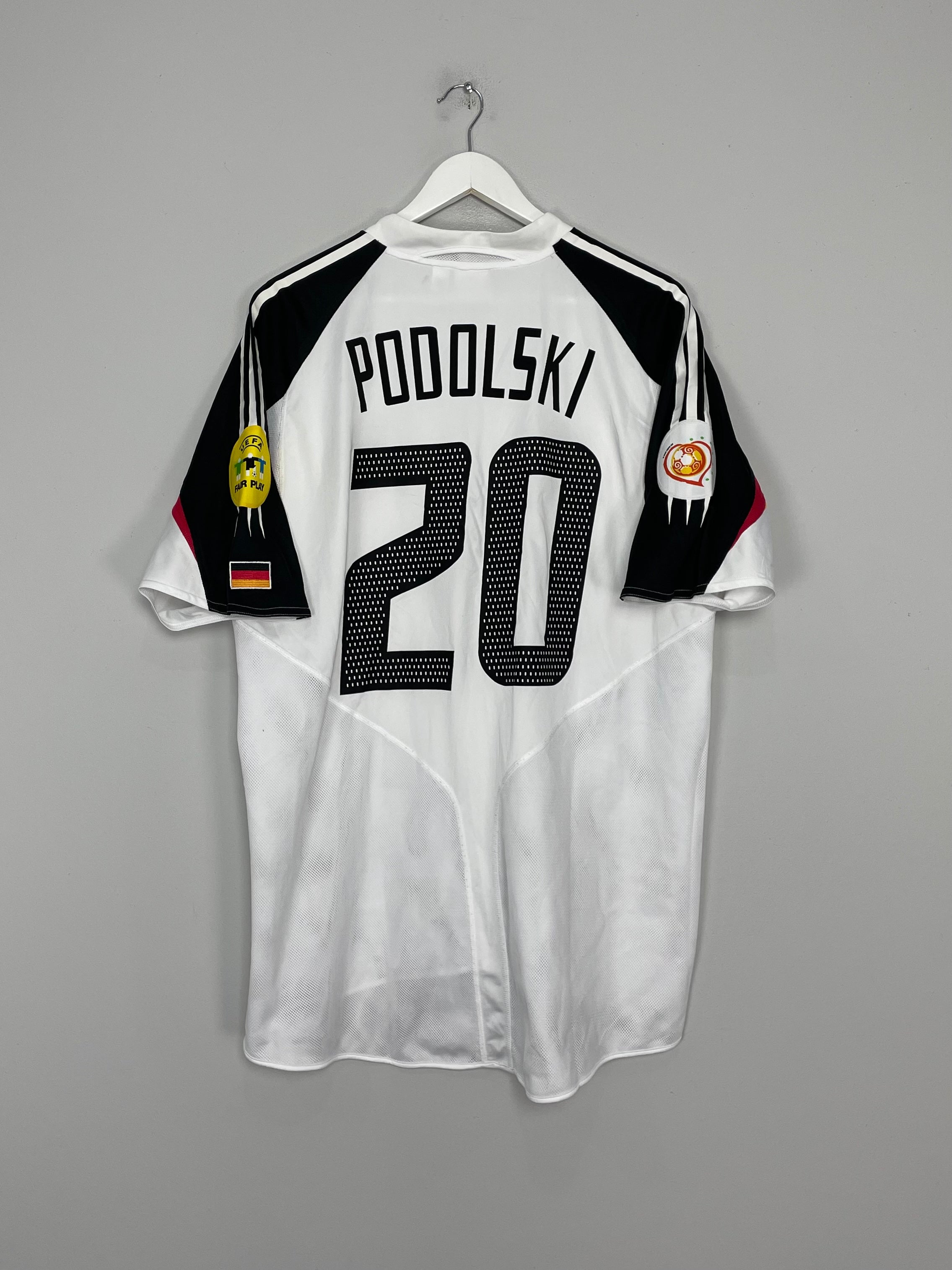 2004/05 GERMANY PODOLSKI #20 HOME SHIRT (XL) ADIDAS