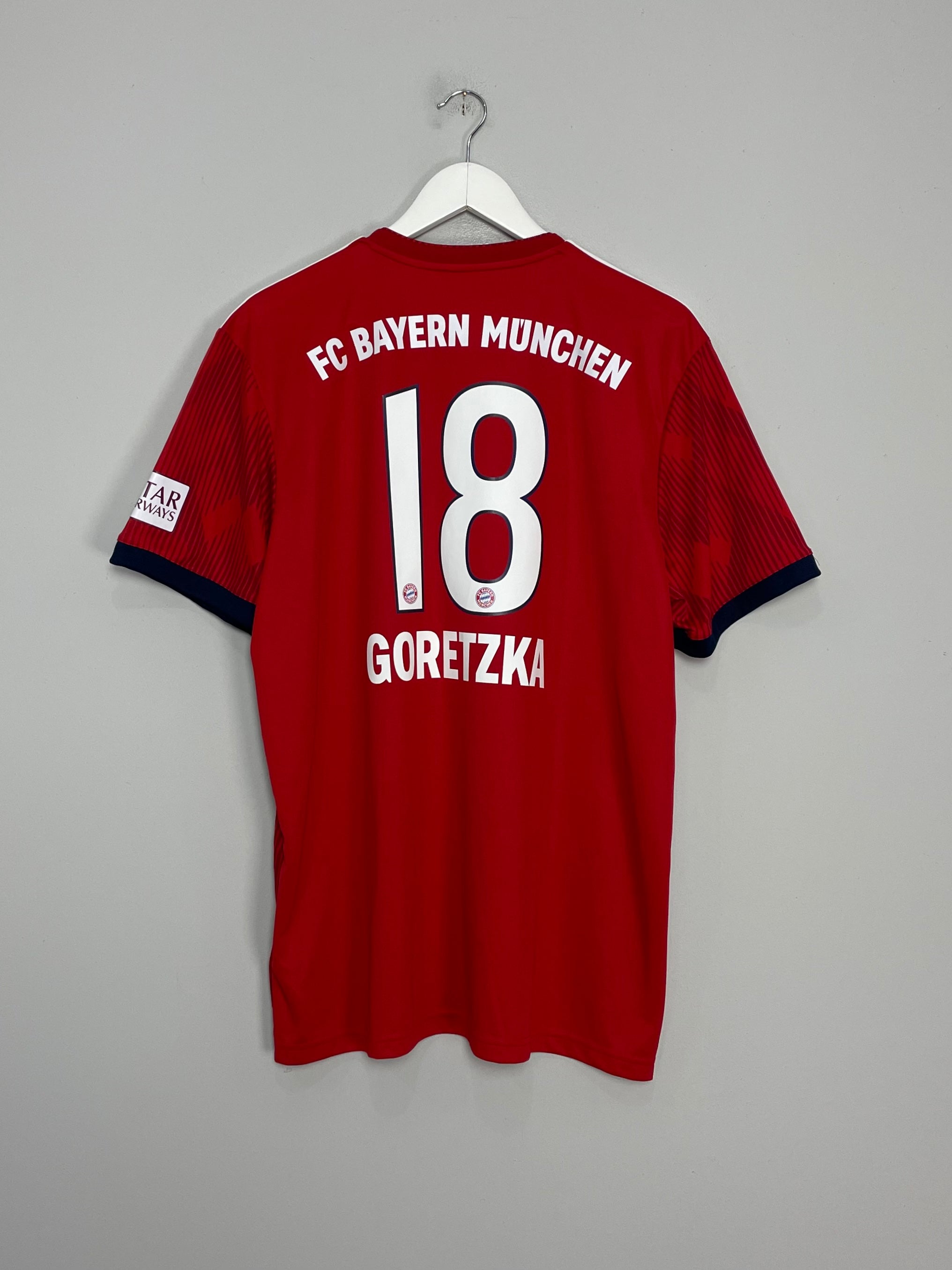 2018/19 BAYERN MUNICH GORETZKA #18 HOME SHIRT (XL) ADIDAS