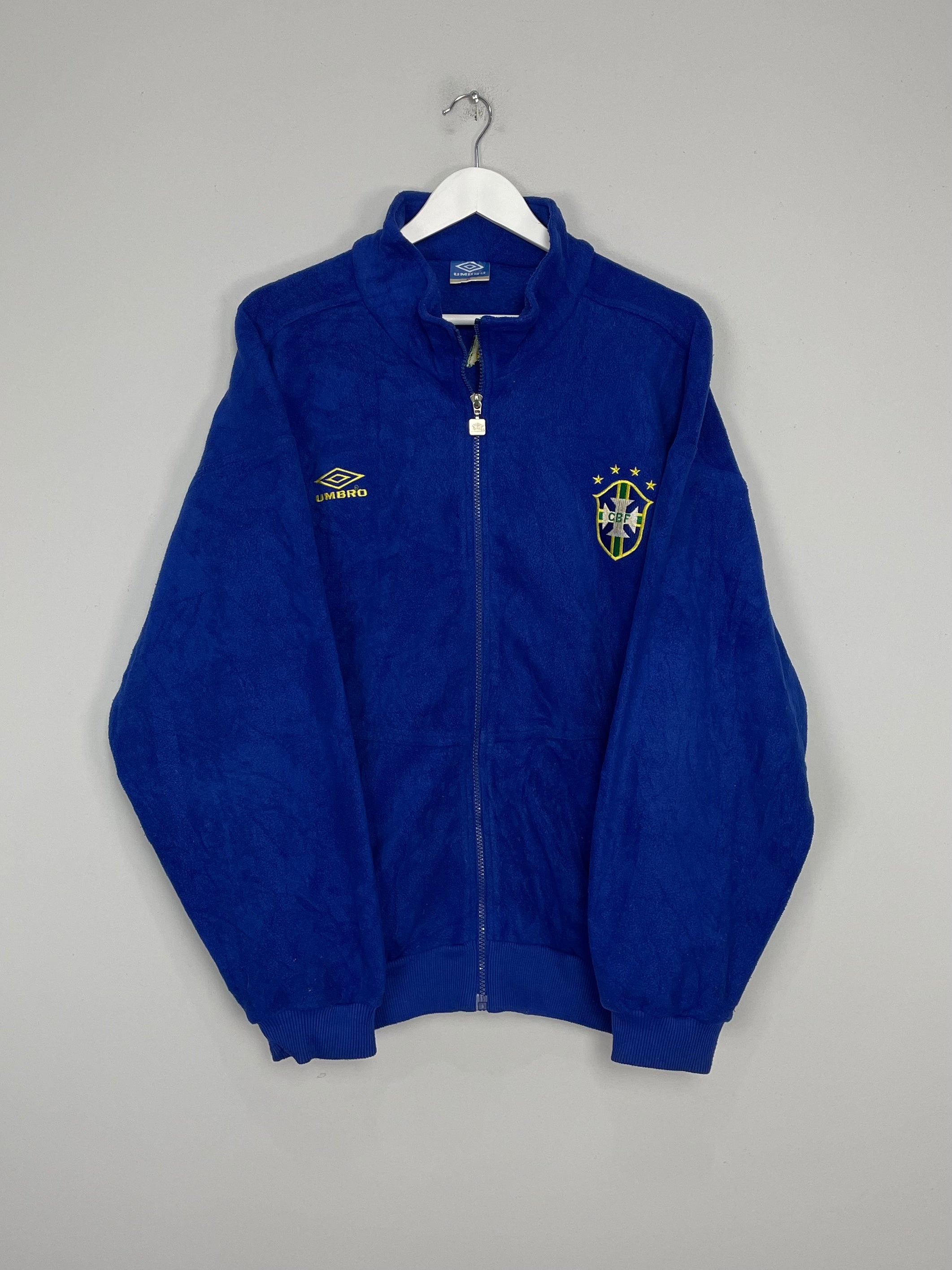 1993/94 BRAZIL FLEECE JACKET (XL) UMBRO