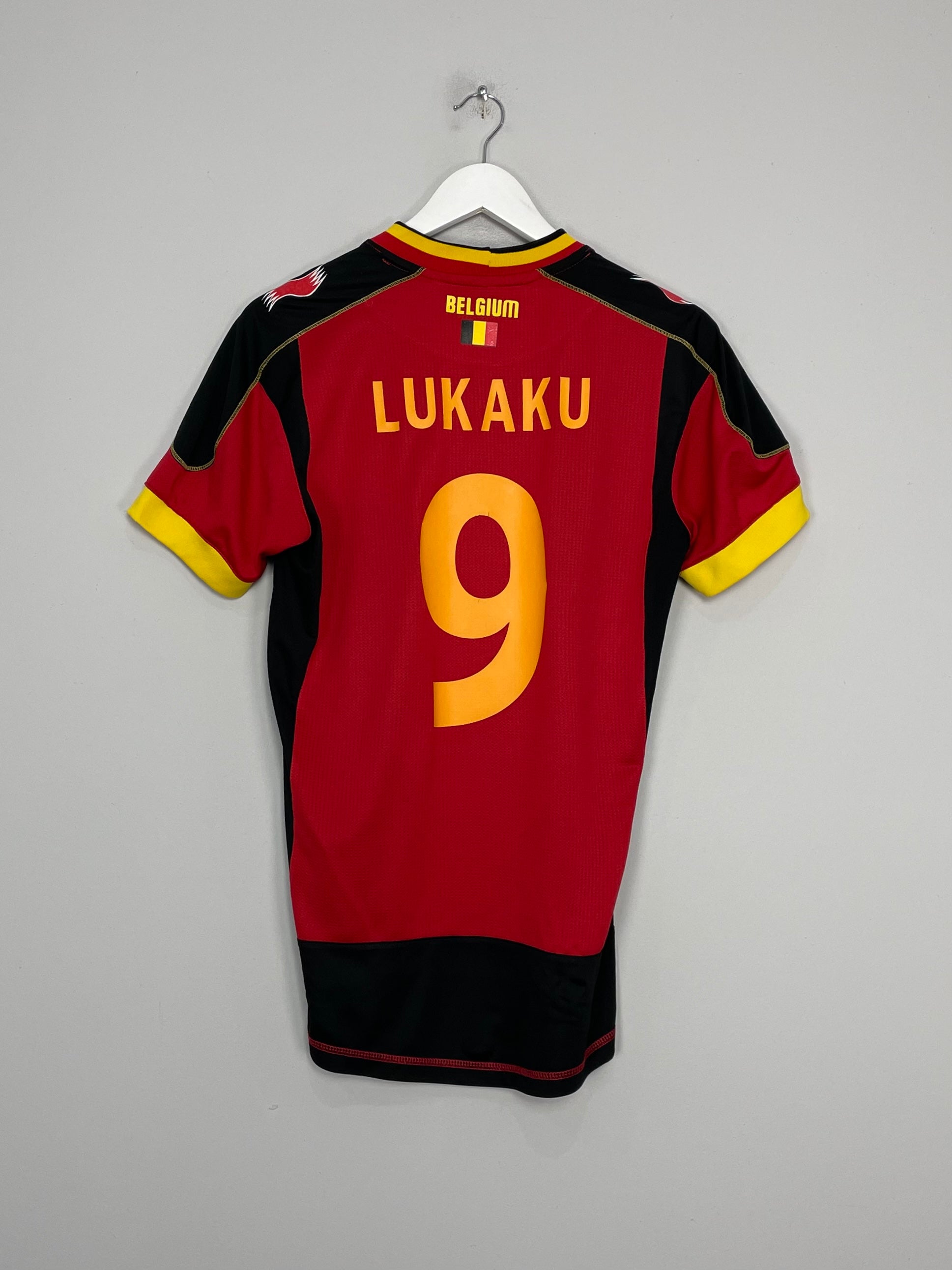 2012/13 BELGIUM LUKAKU #9 HOME SHIRT (S) BURRDA SPORT