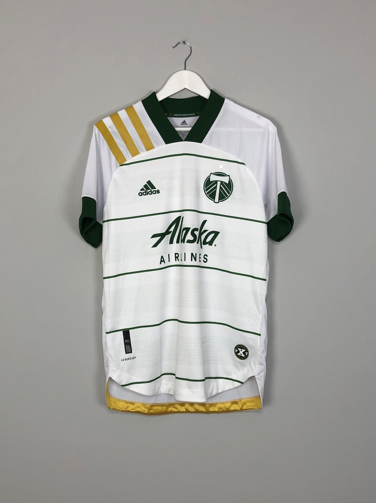 2020/21 PORTLAND TIMBERS *MINT* AWAY SHIRT (M) ADIDAS