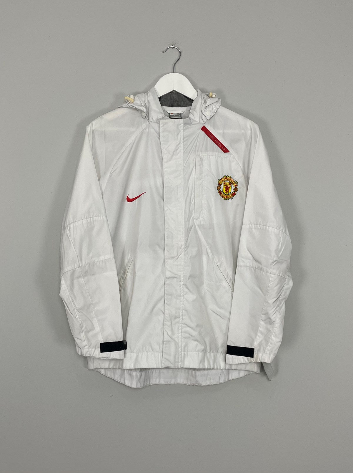 2007/08 MANCHESTER UNITED NIKE HOODED TRAINING JACKET (S)