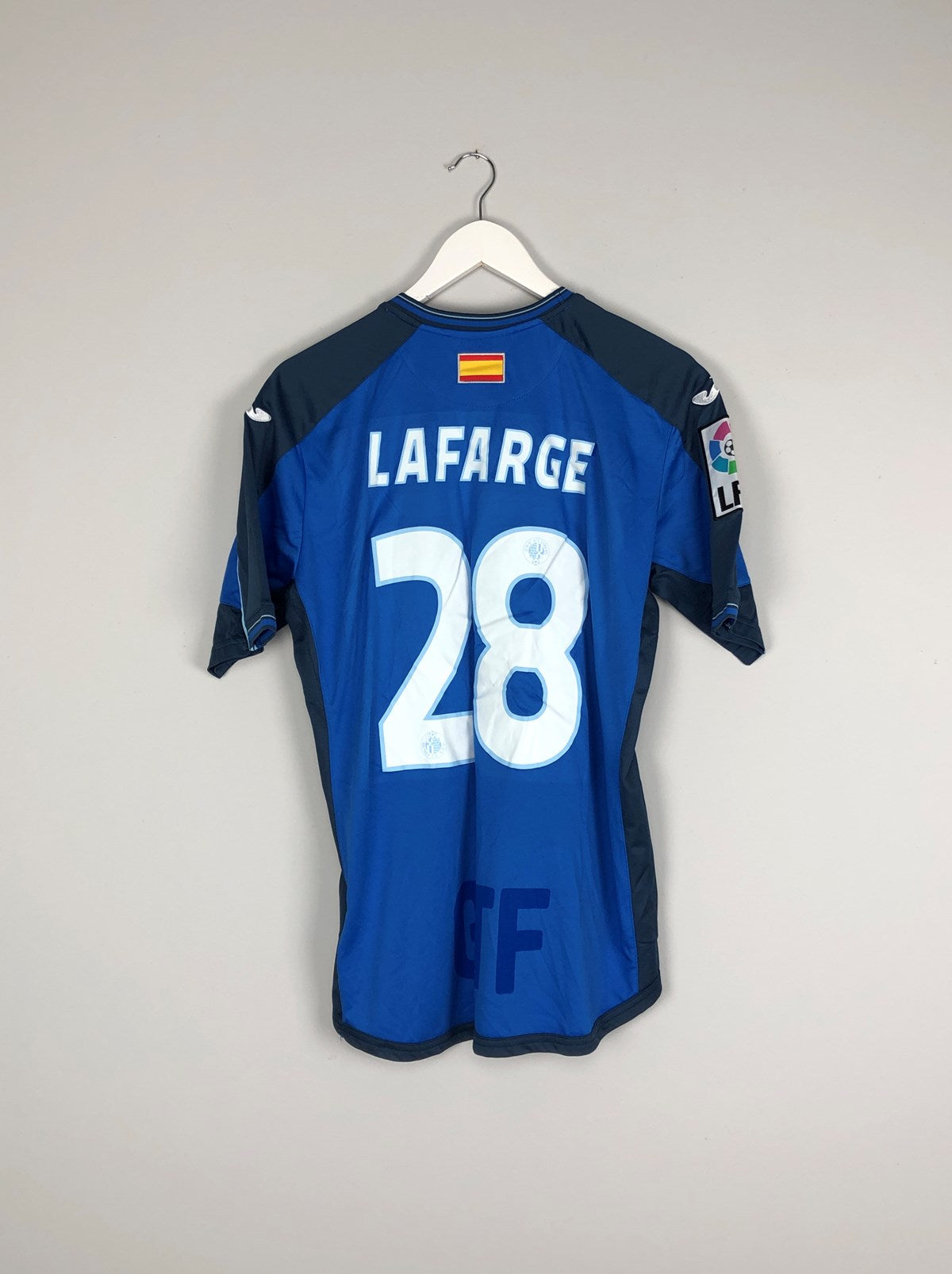 2014/15 GETAFE LAFARGE #28 *MATCH ISSUE* HOME SHIRT (M) JOMA