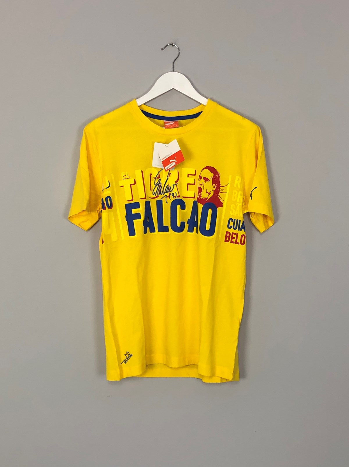 2015 FALCAO EL TIGRE *BNWT* PUMA LEISURE TEE (MULTIPLE SIZES), Small / Colombia / 2015