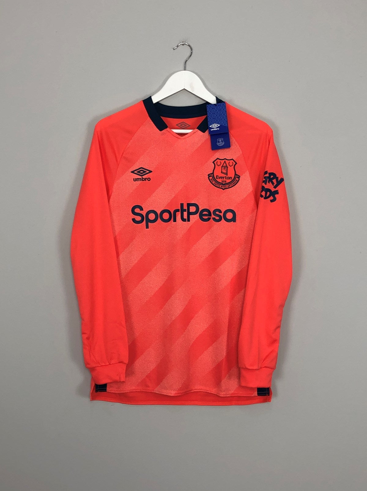 2019/20 EVERTON *BNWT* L/S AWAY SHIRT (M) UMBRO