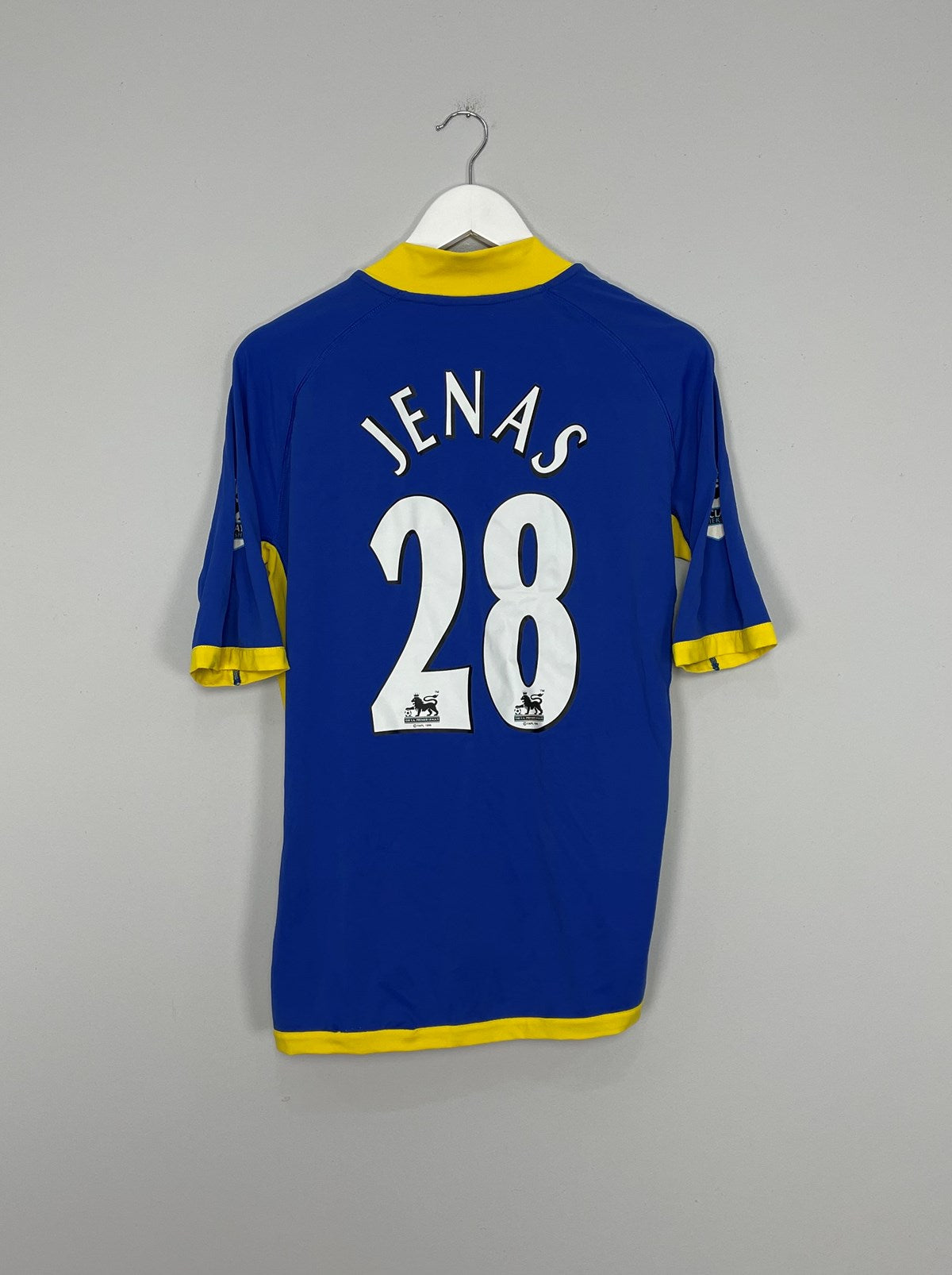 2005/06 TOTTENHAM HOTSPUR JENAS #28 AWAY SHIRT (XL*) KAPPA