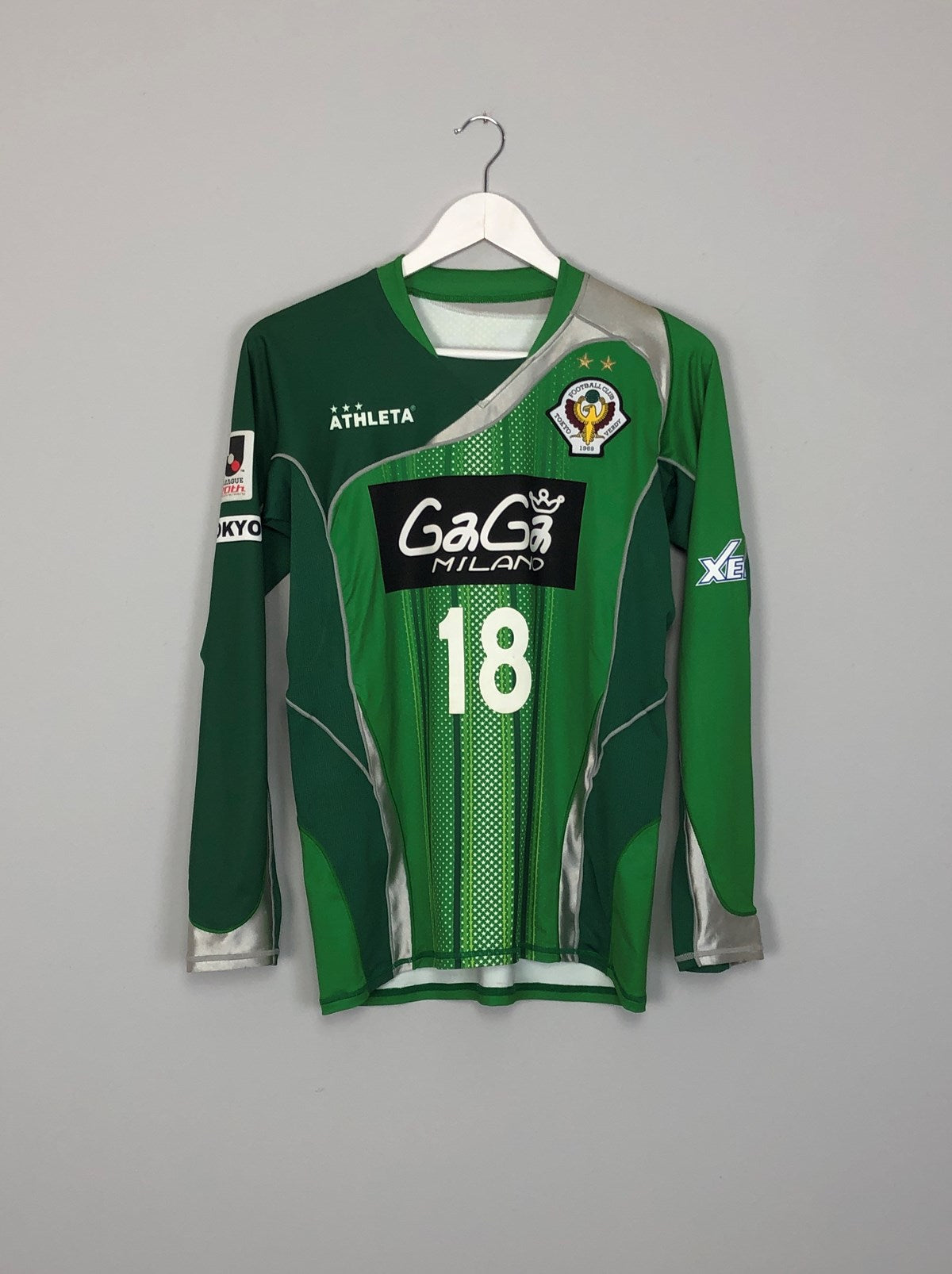 2013/14 TOKYO VERDY MAKI #18 L/S HOME SHIRT (S) ATHLETA