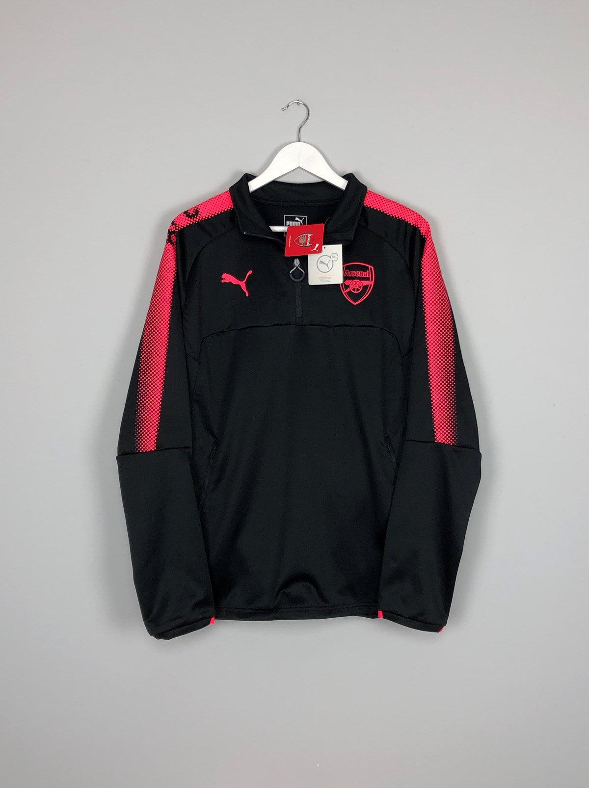 2017/18 ARSENAL *BNWT* PUMA 1/2 ZIP TRAINING JACKET (MULTIPLE SIZES), Small / Arsenal / 2017