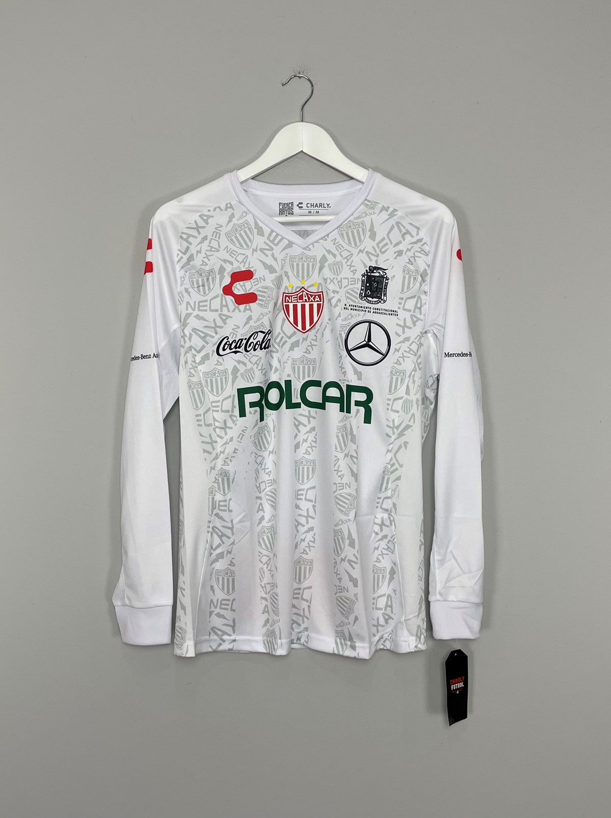2019/20 NECAXA *BNWT* L/S HOME SHIRT (MULTIPLE SIZES) CHARLY FUTBOL, XL / Other Mexican Clubs / 2019