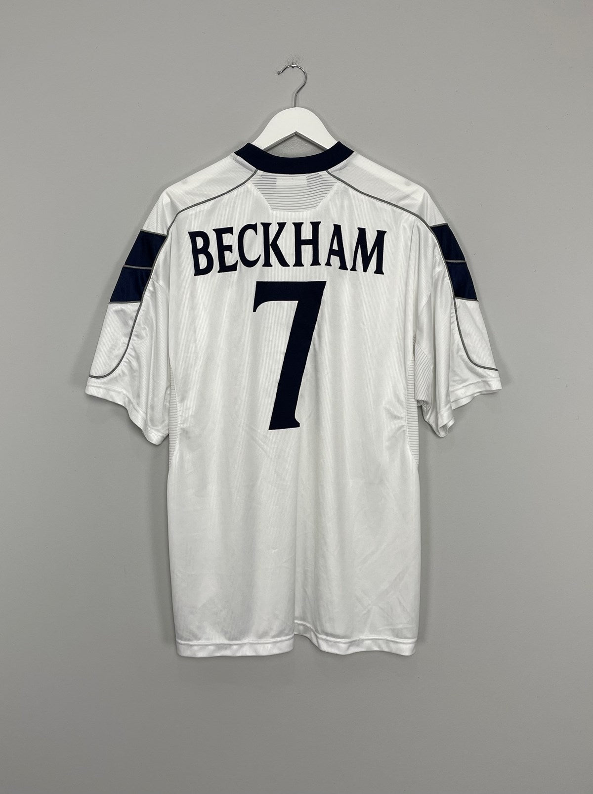 1999/00 MANCHESTER UNITED BECKHAM #7 THIRD SHIRT (XXL) UMBRO