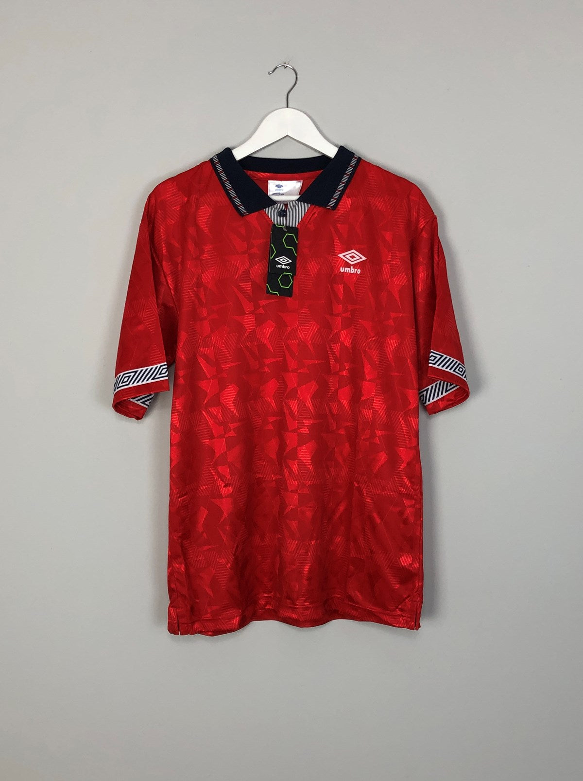 1990 UMBRO #19 ITALIA 90 *BNWT* REISSUE TEMPLATE AWAY SHIRT (MULTIPLE SIZES)