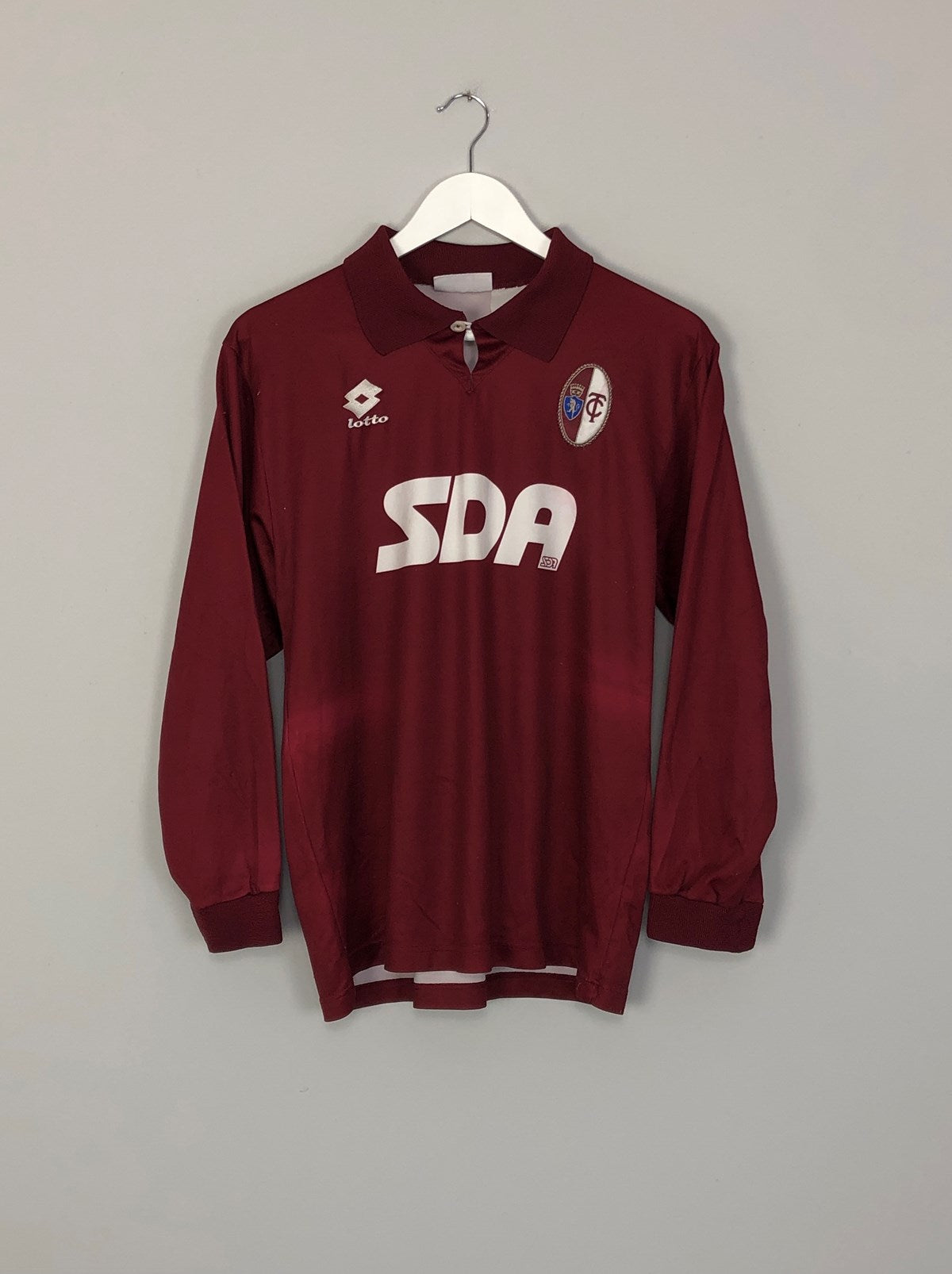 1995/96 TORINO #3 L/S HOME SHIRT (S) LOTTO