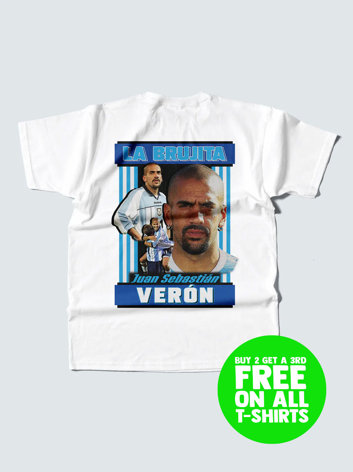 ARGENTINA VERON BOOTLEG TEE, XXL / Argentina / White